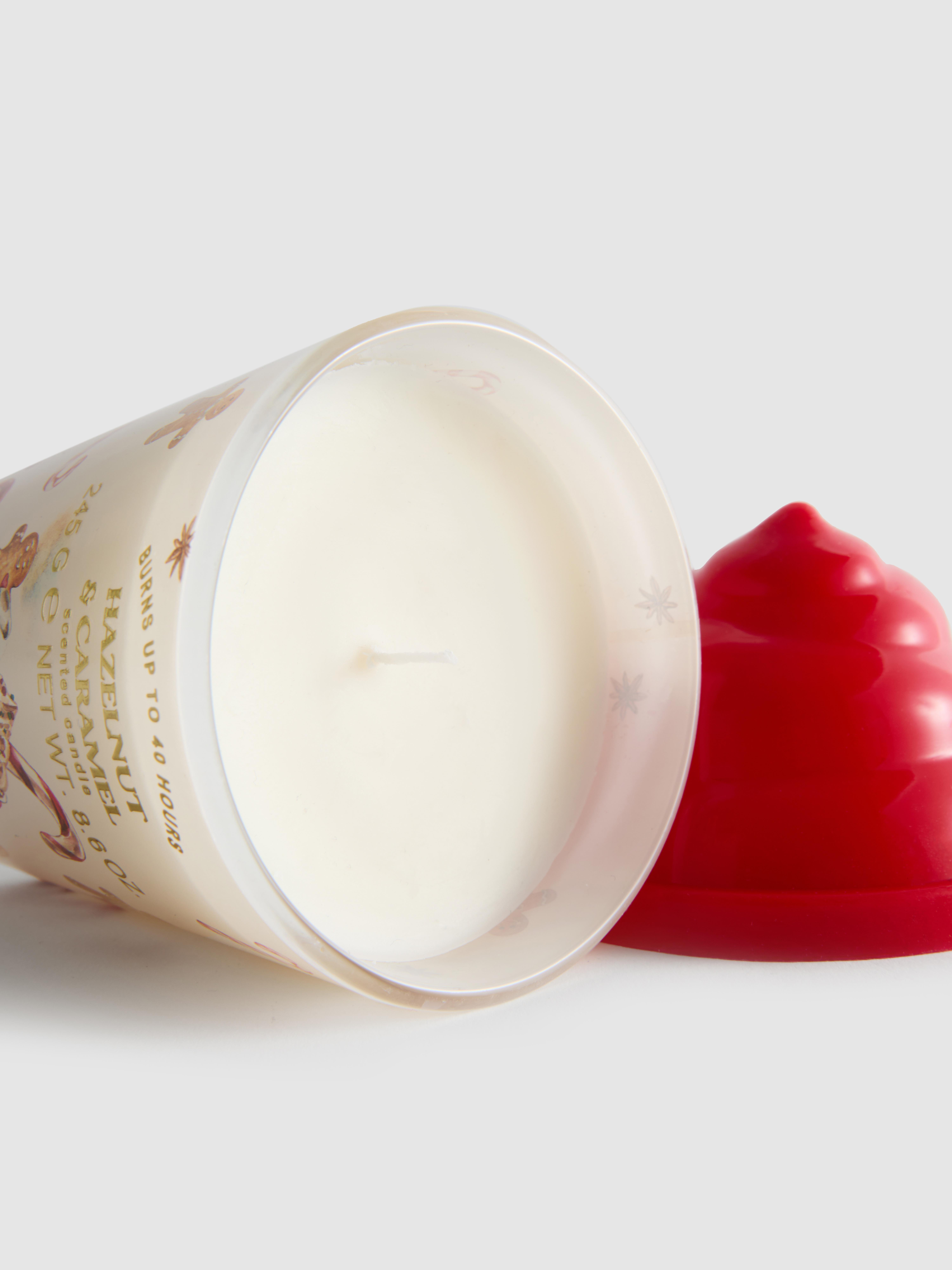 Scented Christmas Candle In Lidded Jar