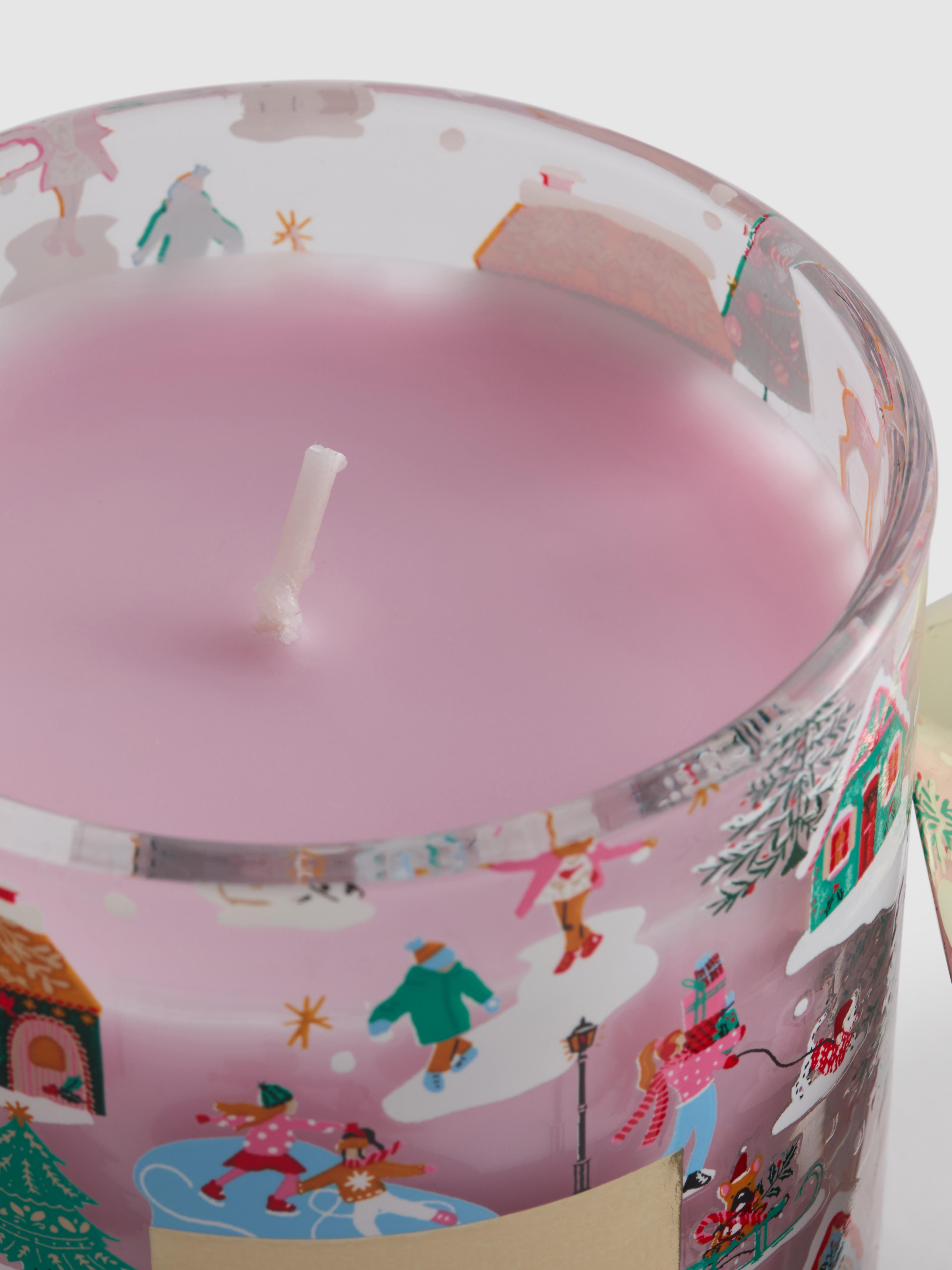 Festive Scented Candle In Lidded Jar