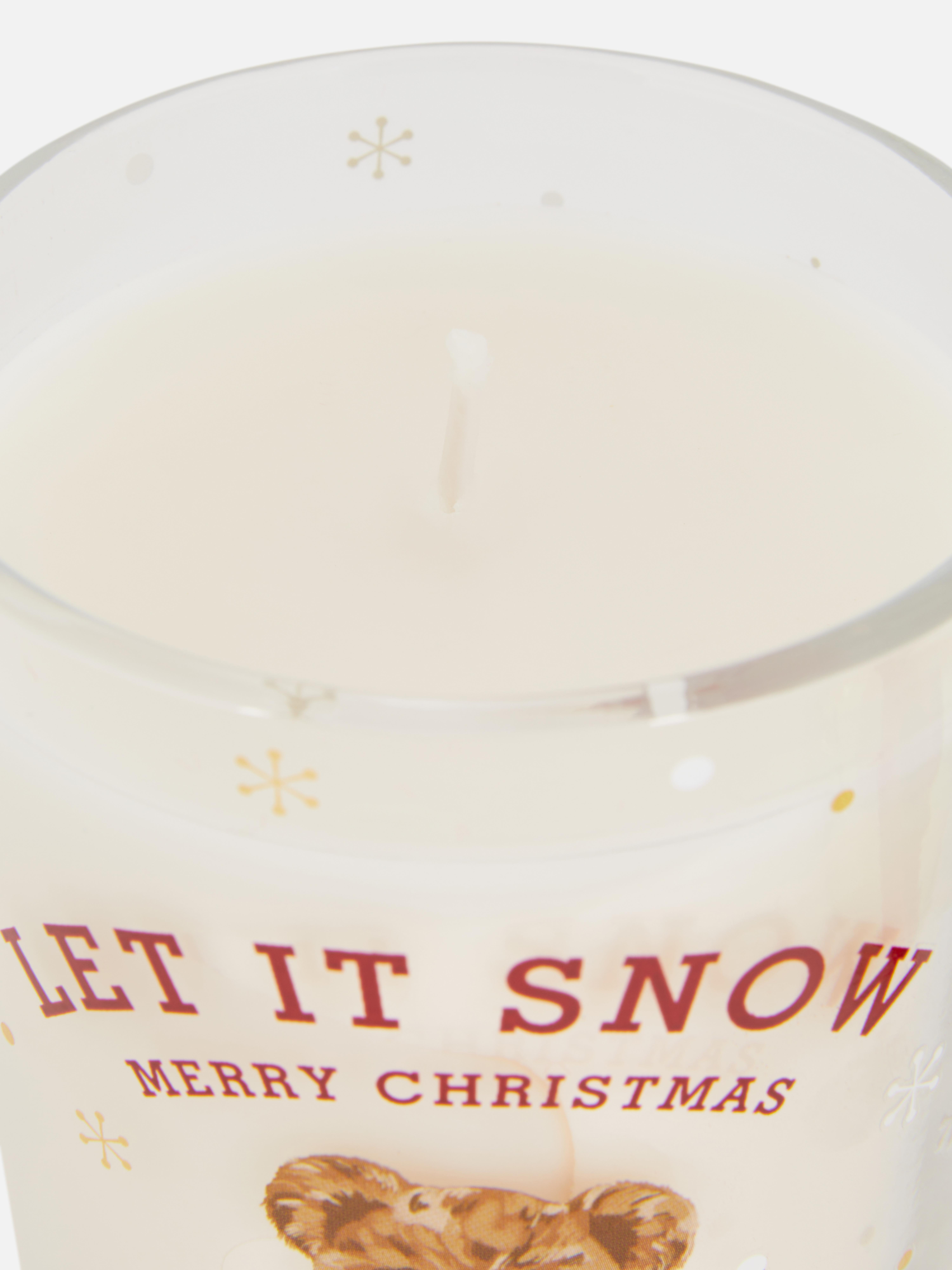 Festive Scented Candle In Lidded Jar