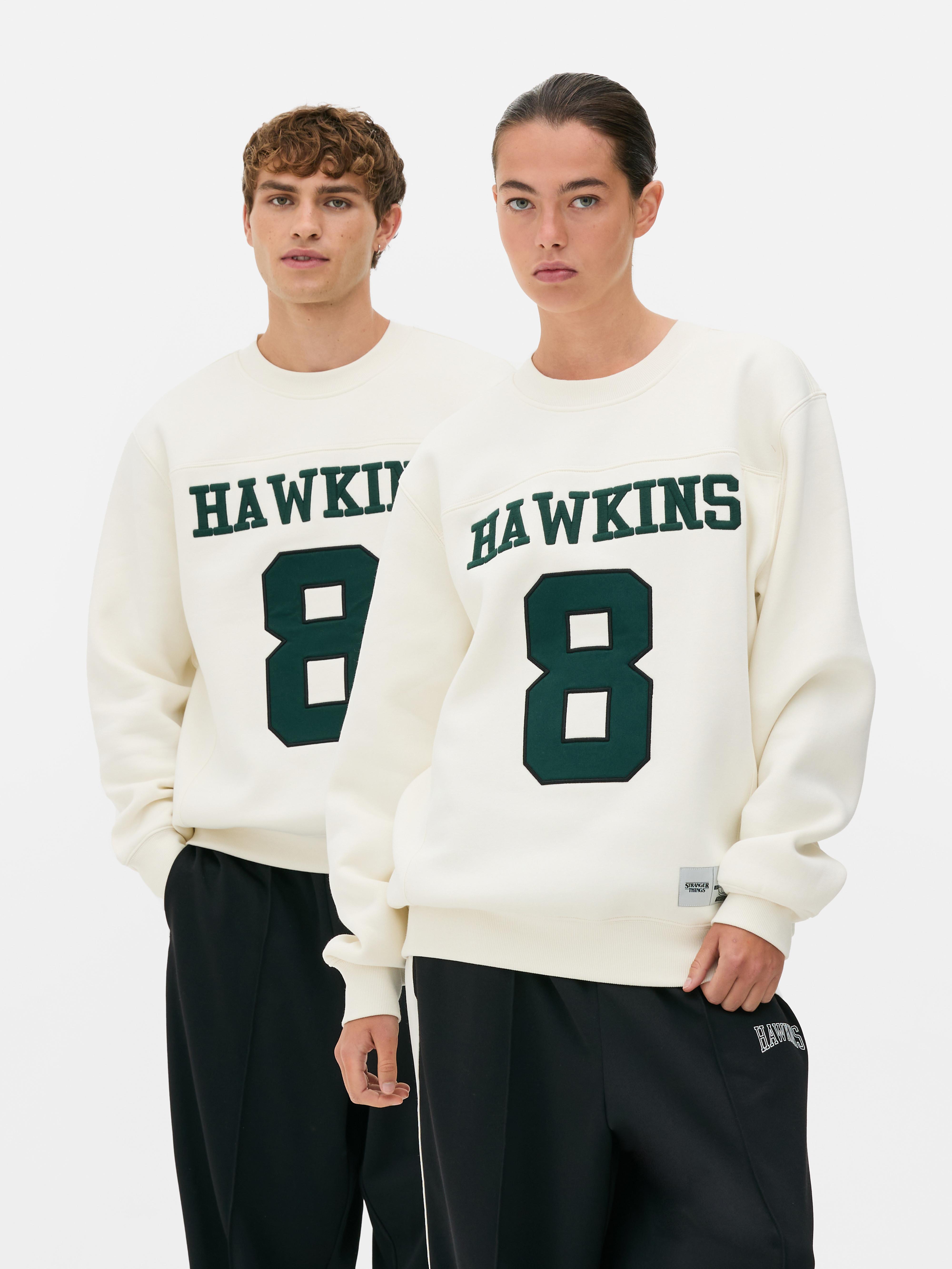 Sweat-shirt à col ras-du-cou Stranger Things Hawkins