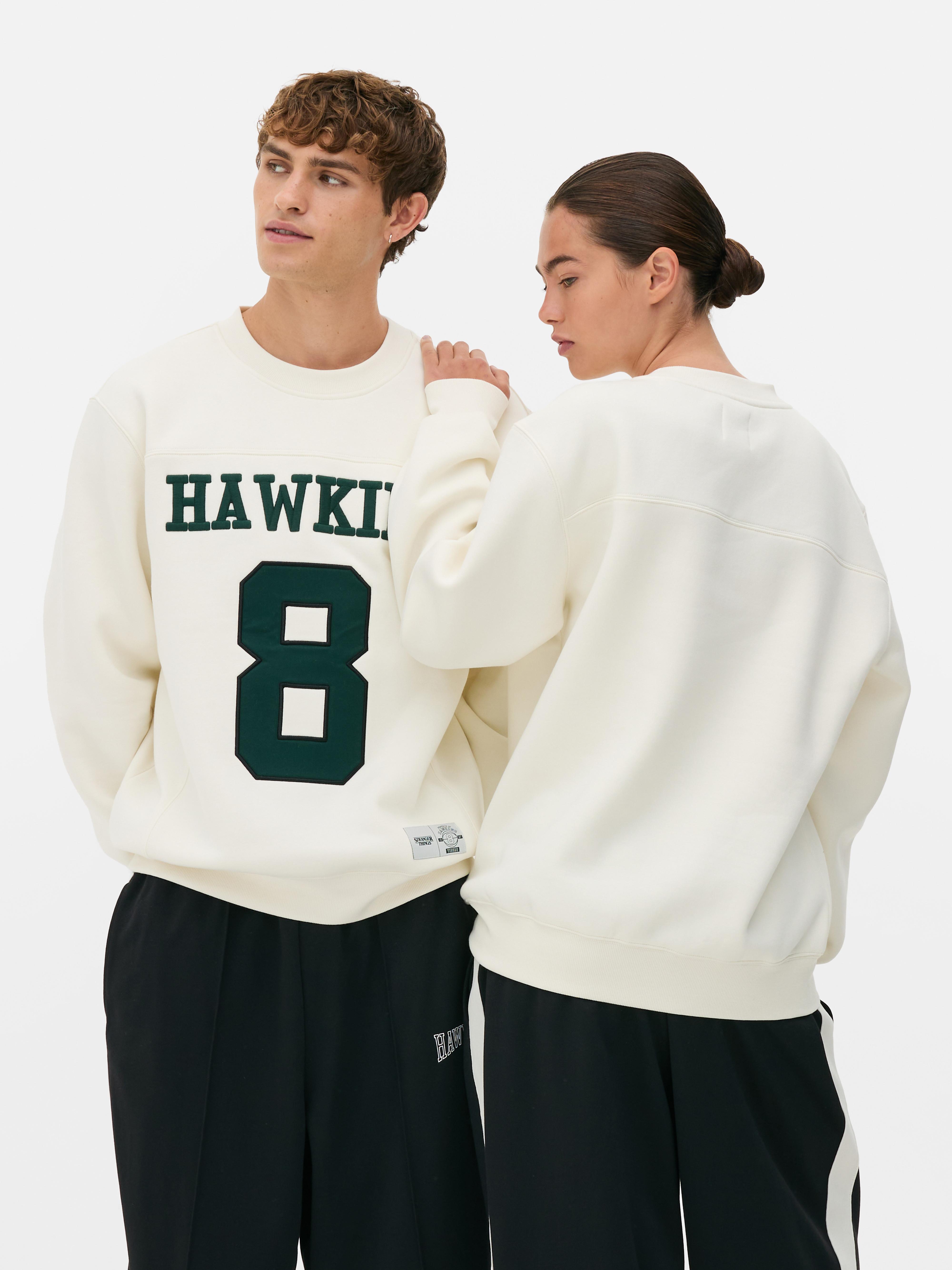 Sweat-shirt à col ras-du-cou Stranger Things Hawkins