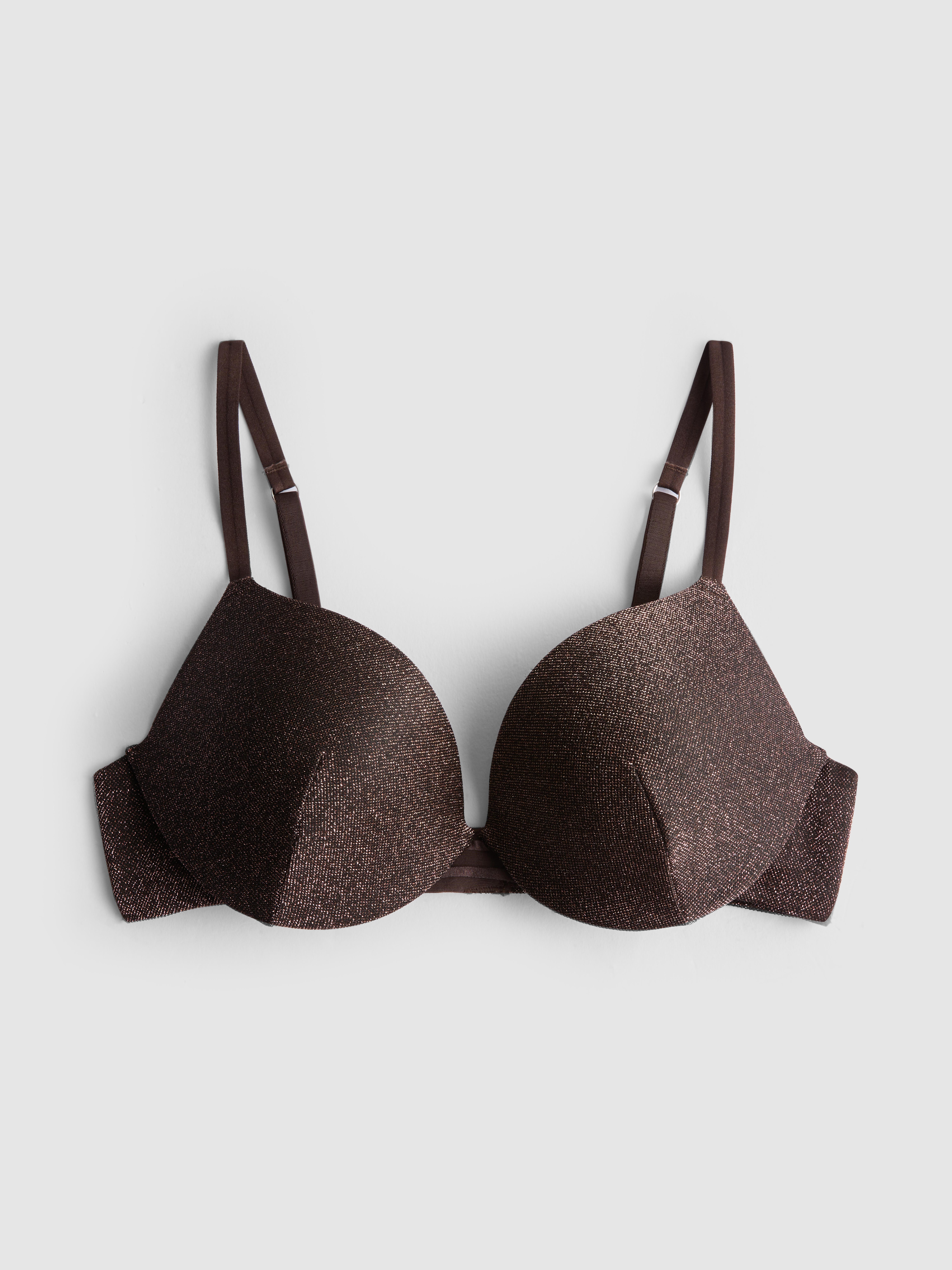 Glanzende push-upbeha