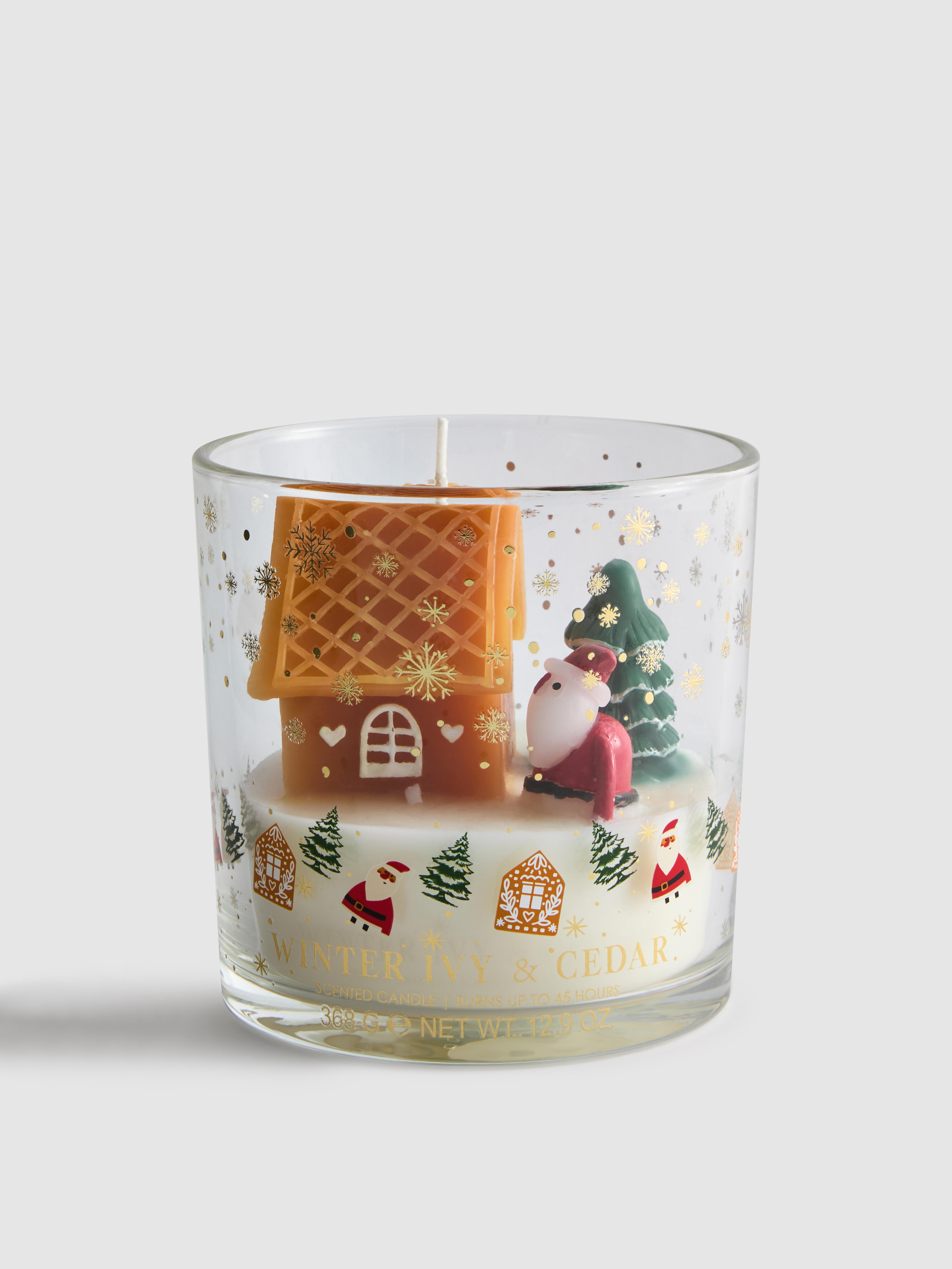 Santa Diorama Candle