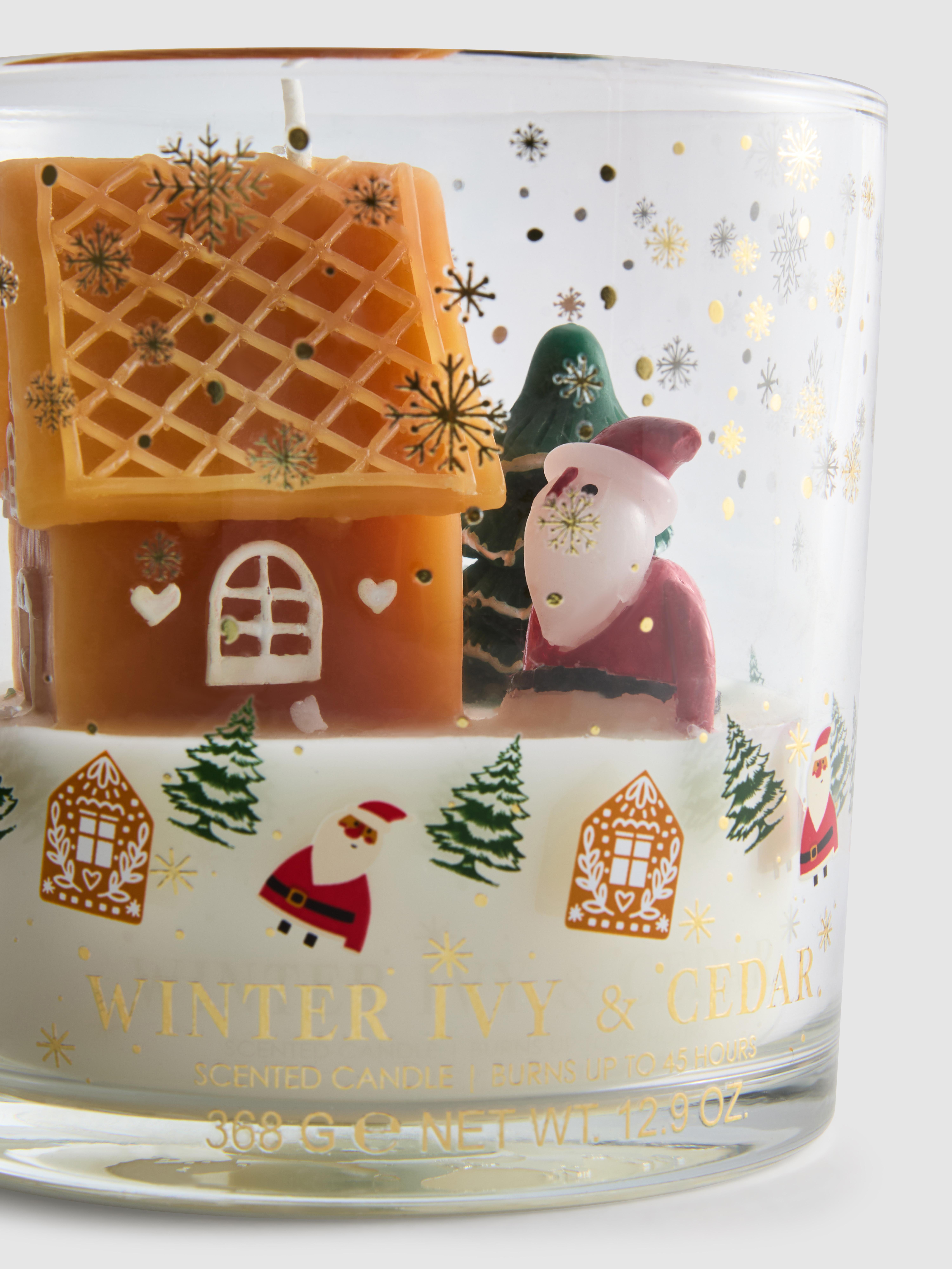 Santa Diorama Candle