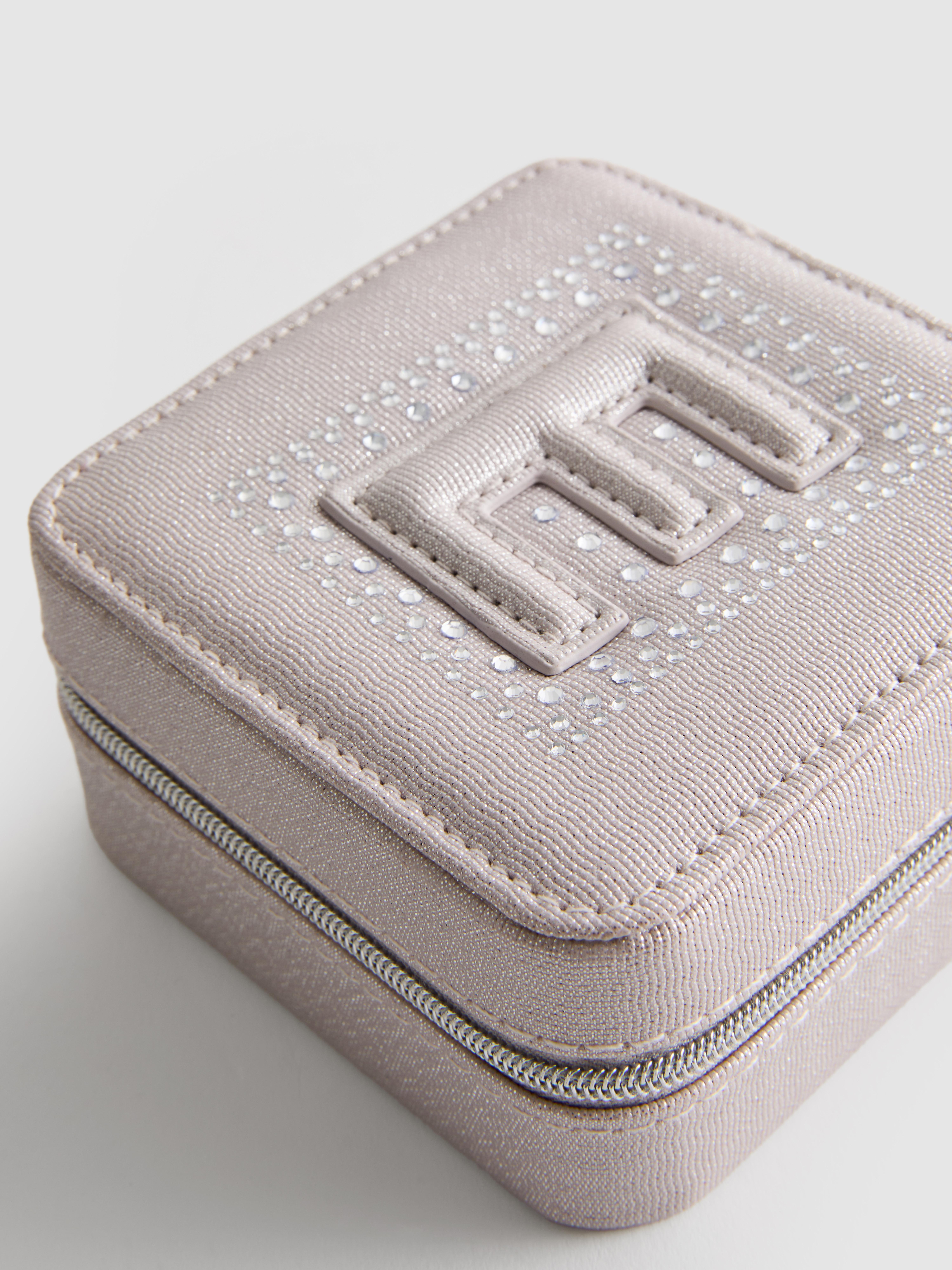 Portagioie in pelle sintetica con iniziale