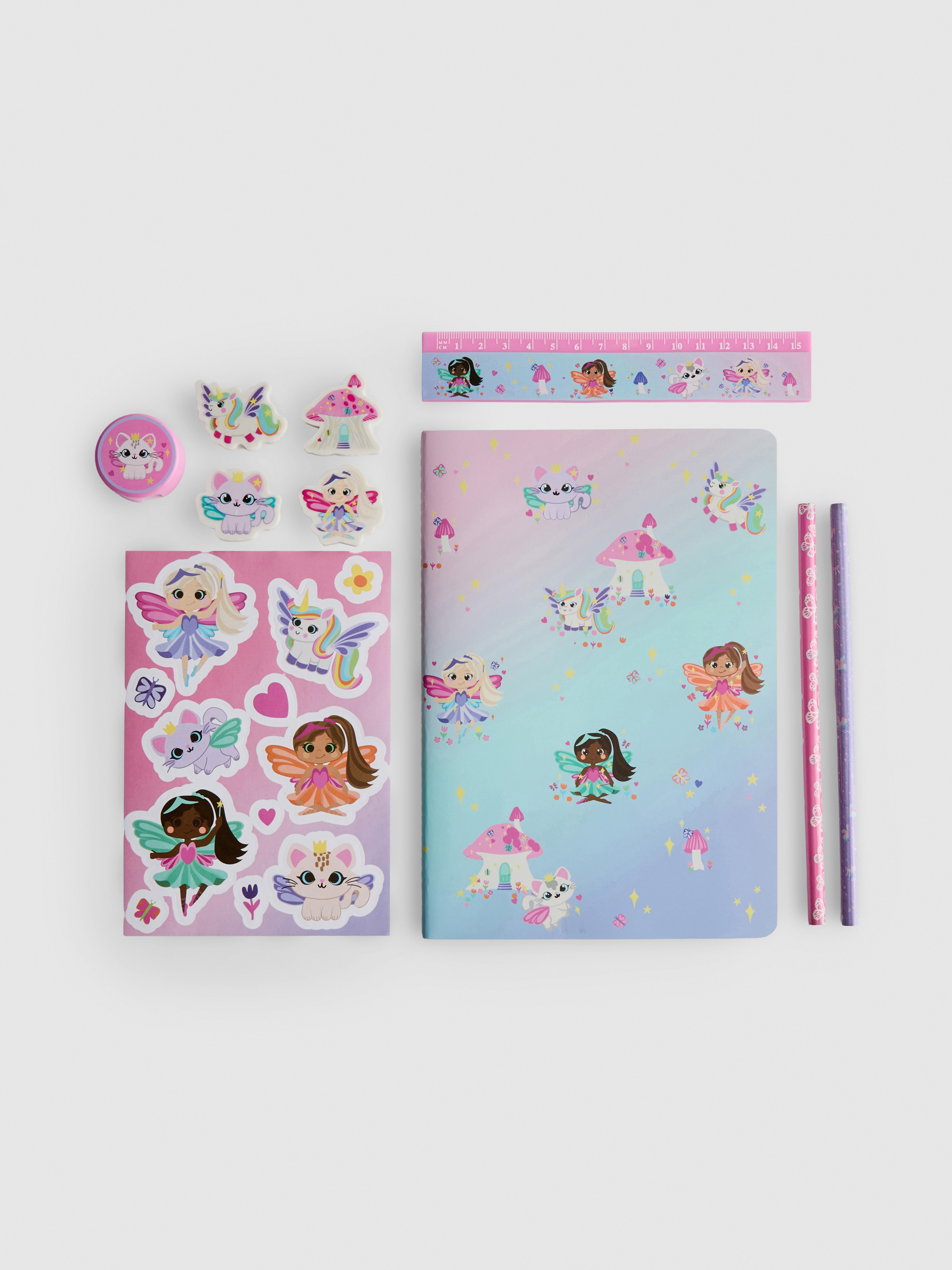 Plush Unicorn Stationery Backpack