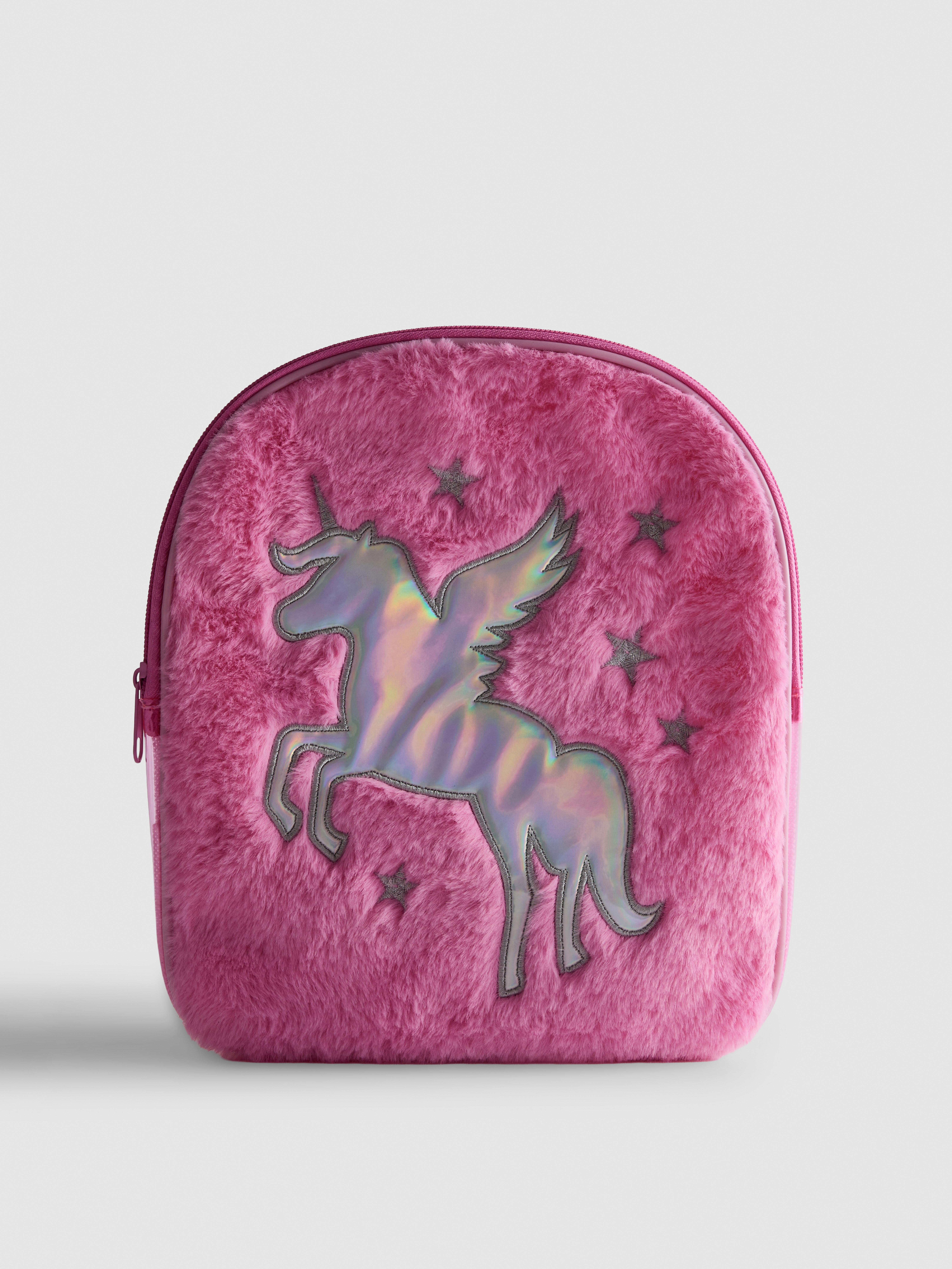 Plush Unicorn Stationery Backpack