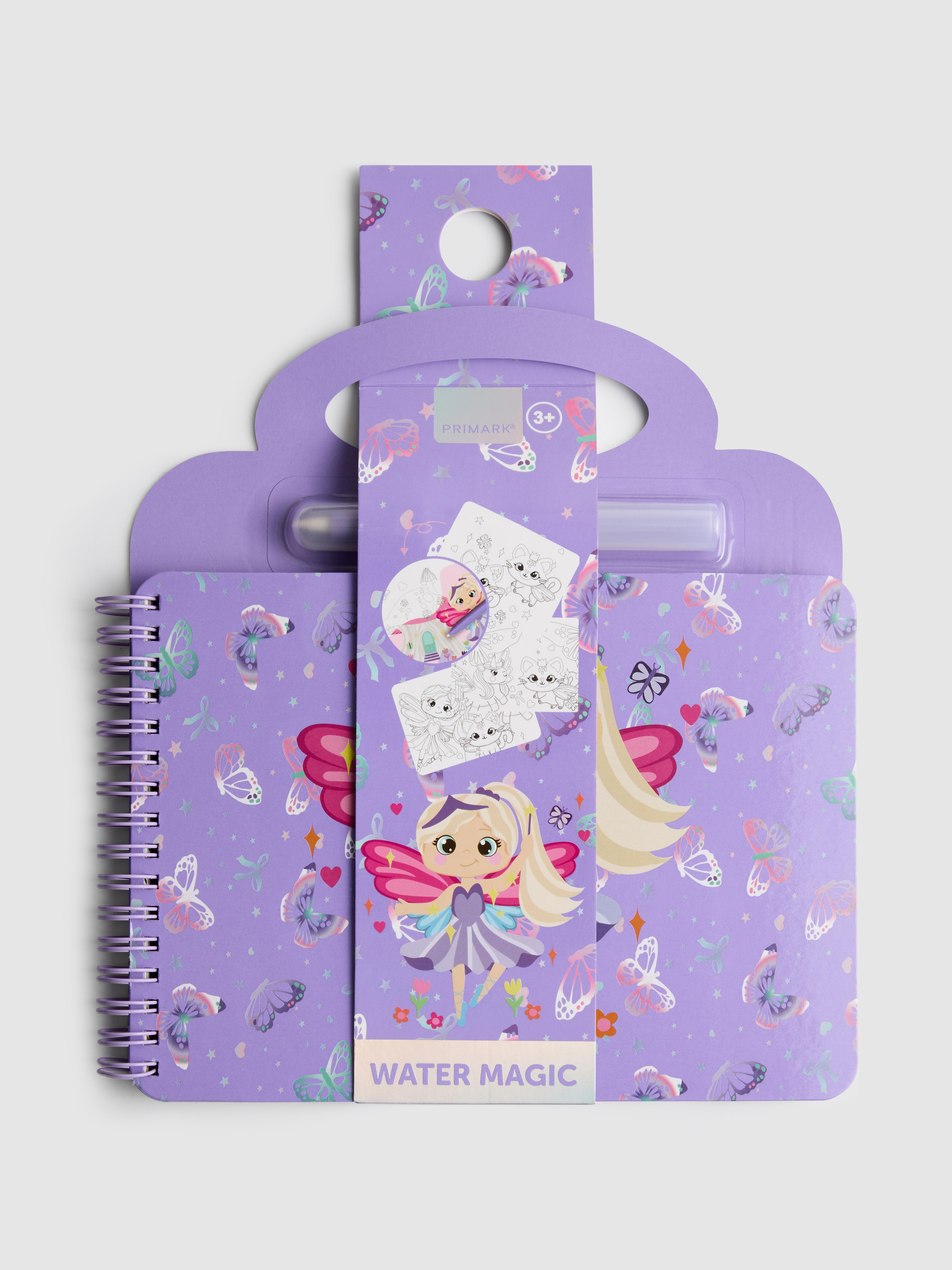 Livro colorir mágico água fadas