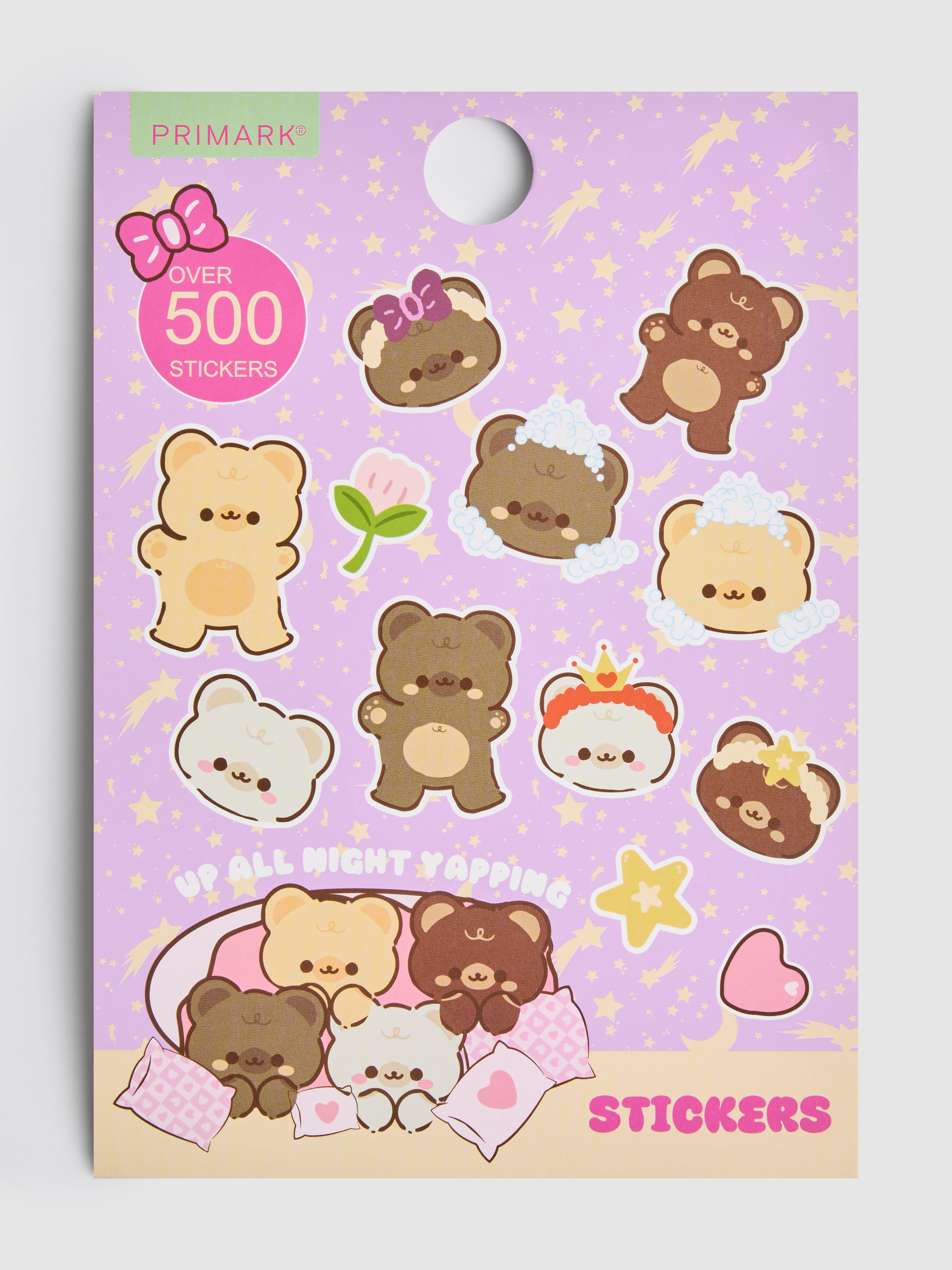 Knjiga nalepk z motivi medvedkov