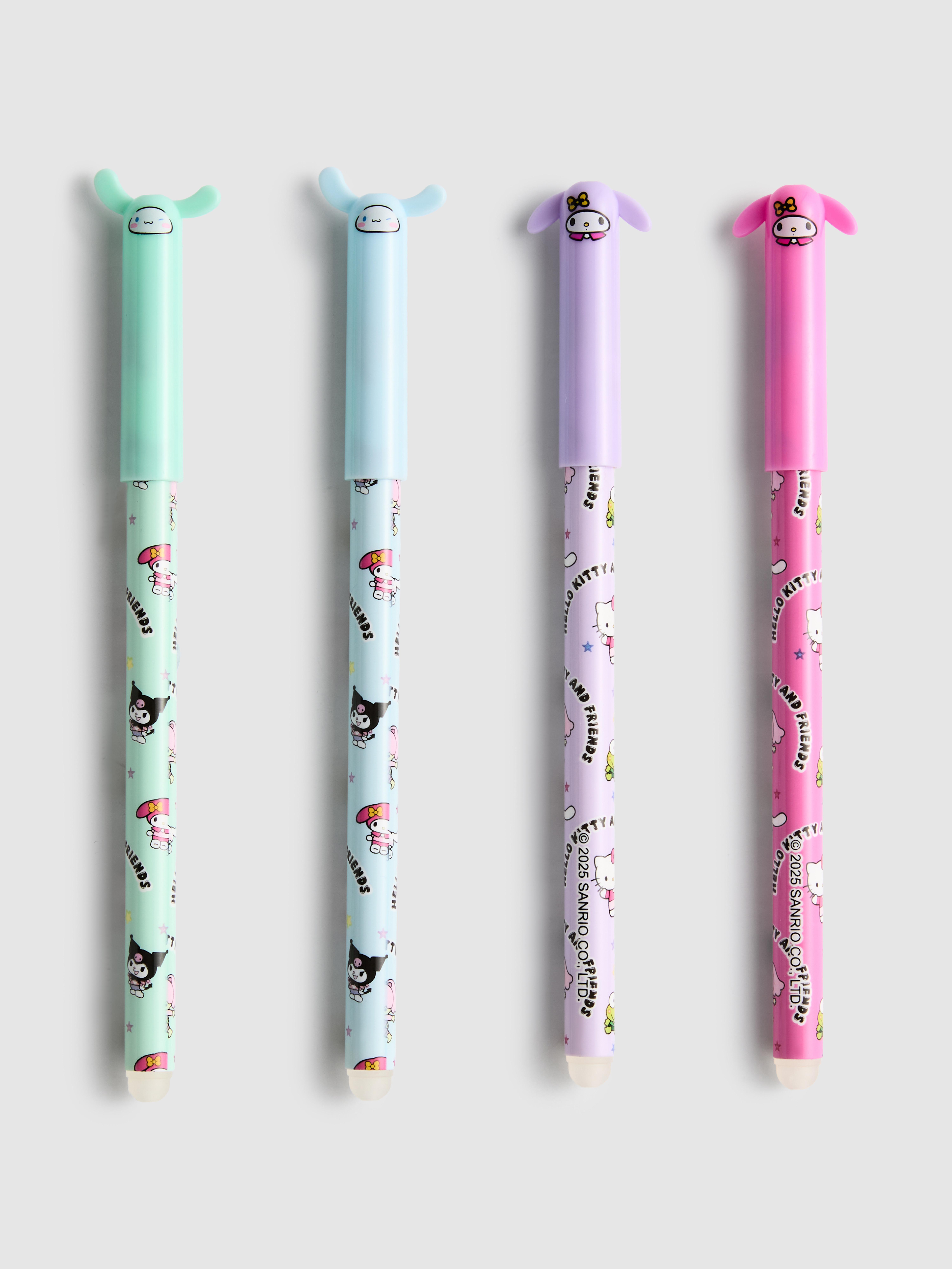 4pk Hello Kitty And Friends Pens