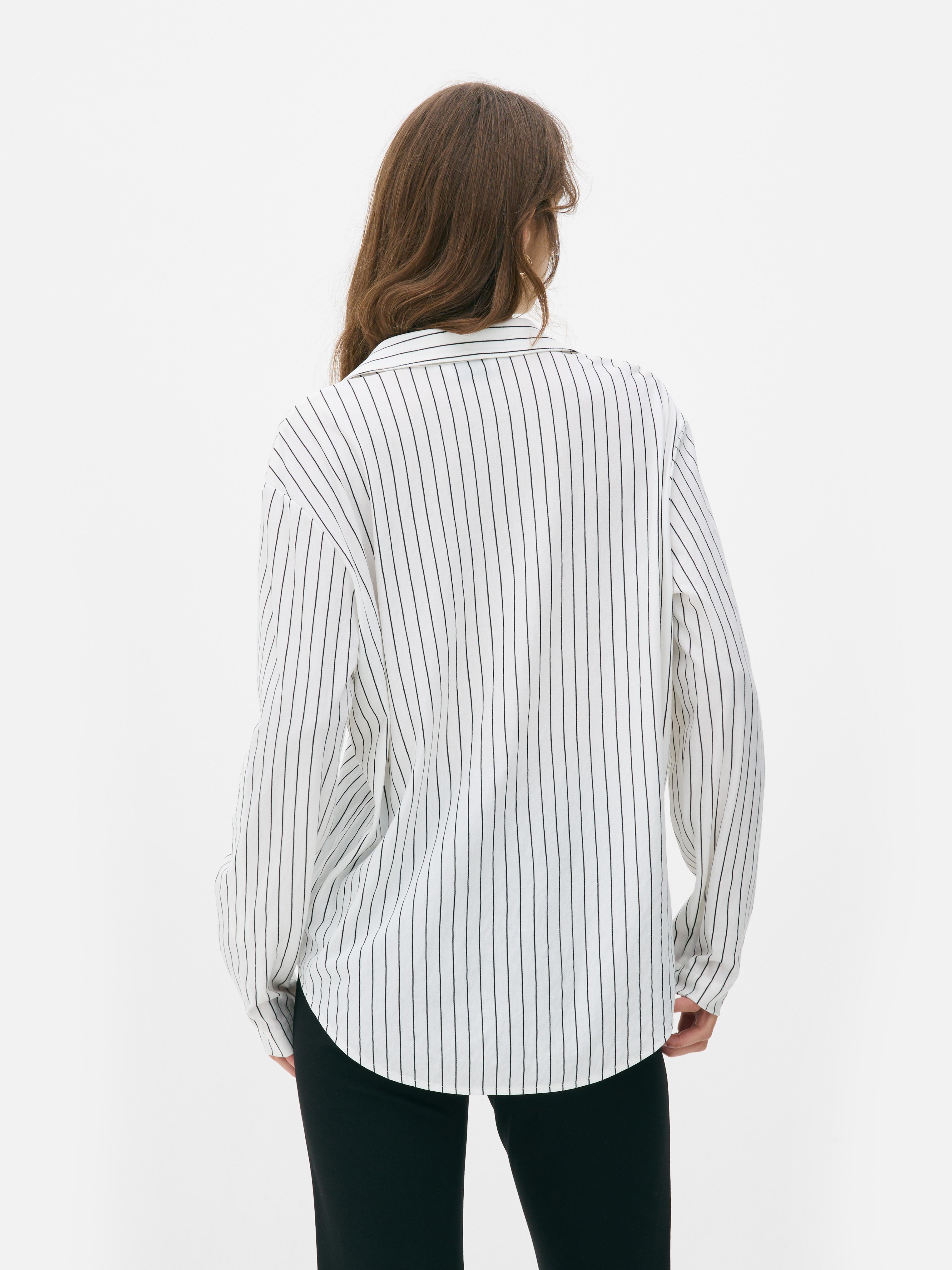 Camisa malha riscas clássica
