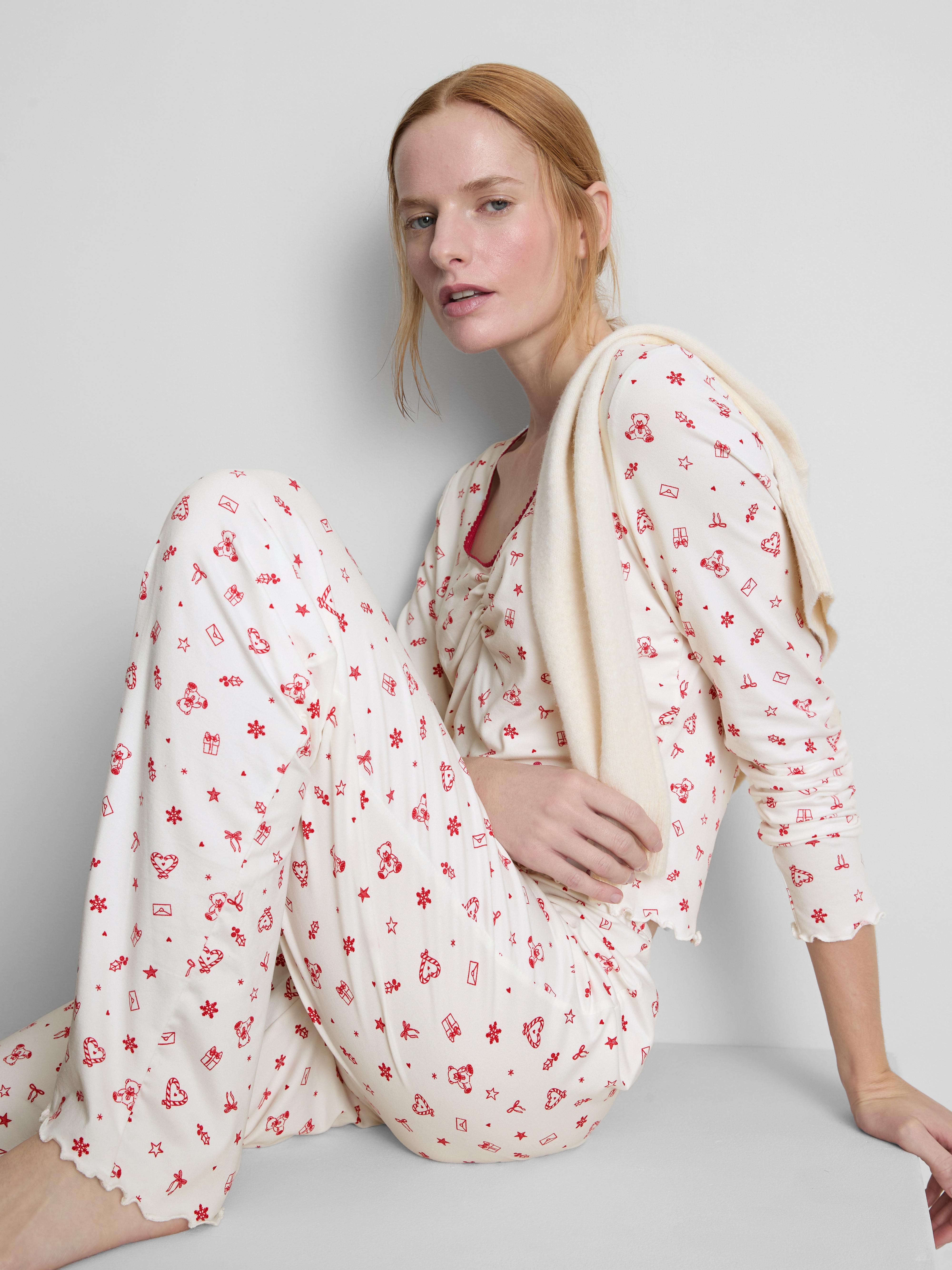 Christmas Printed Long Pyjamas