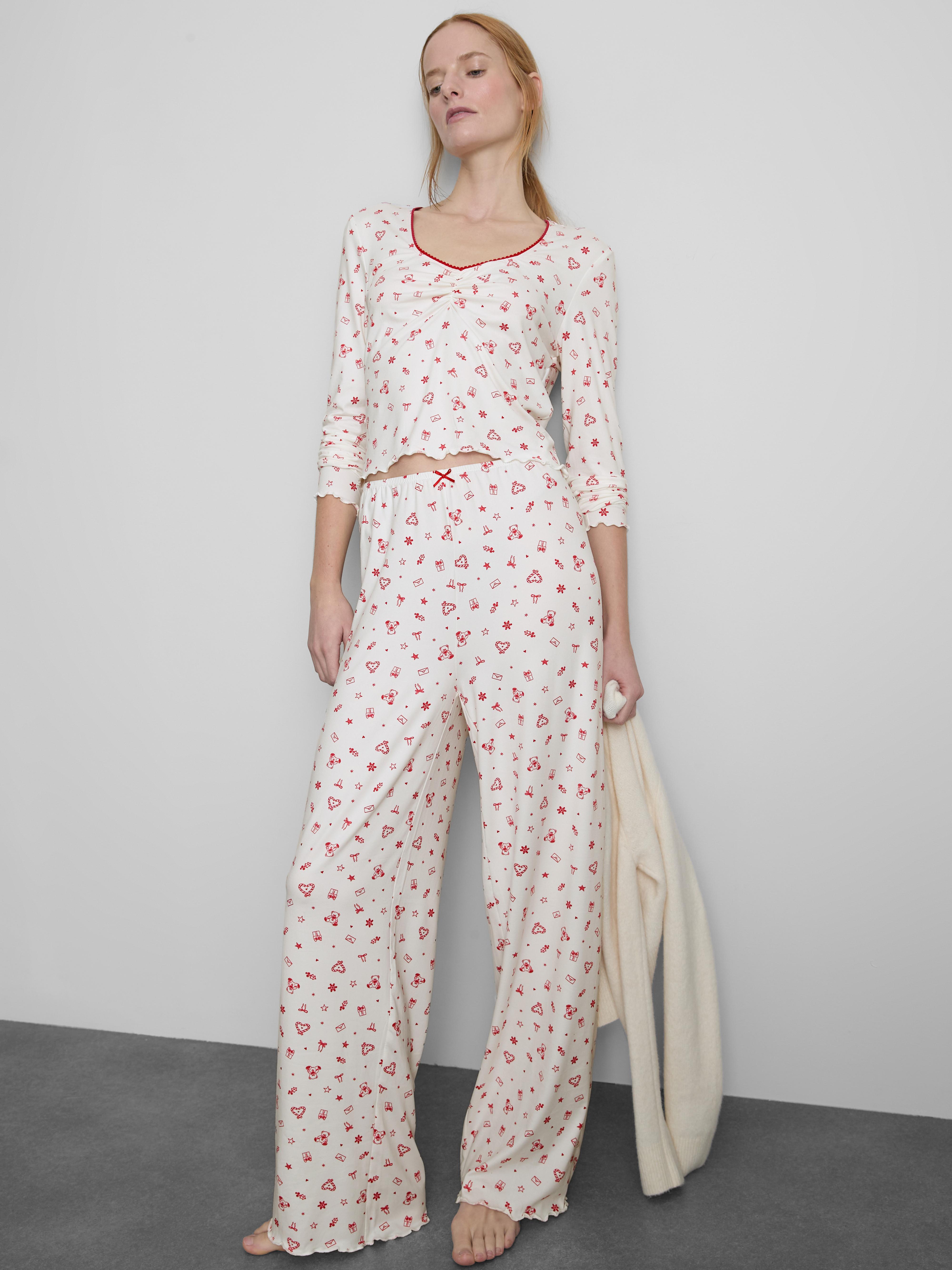 Christmas Printed Long Pyjamas