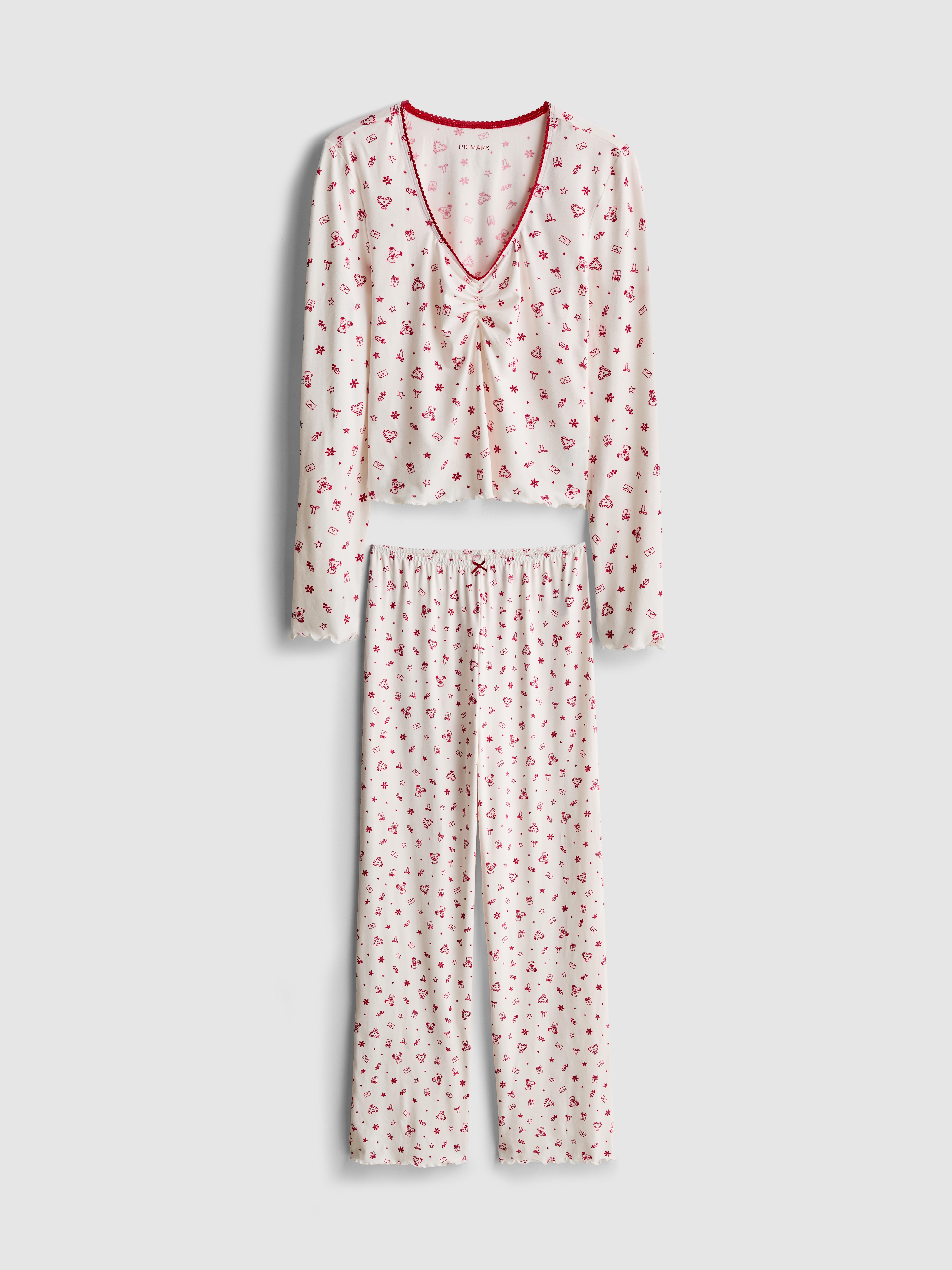 Christmas Printed Long Pyjamas