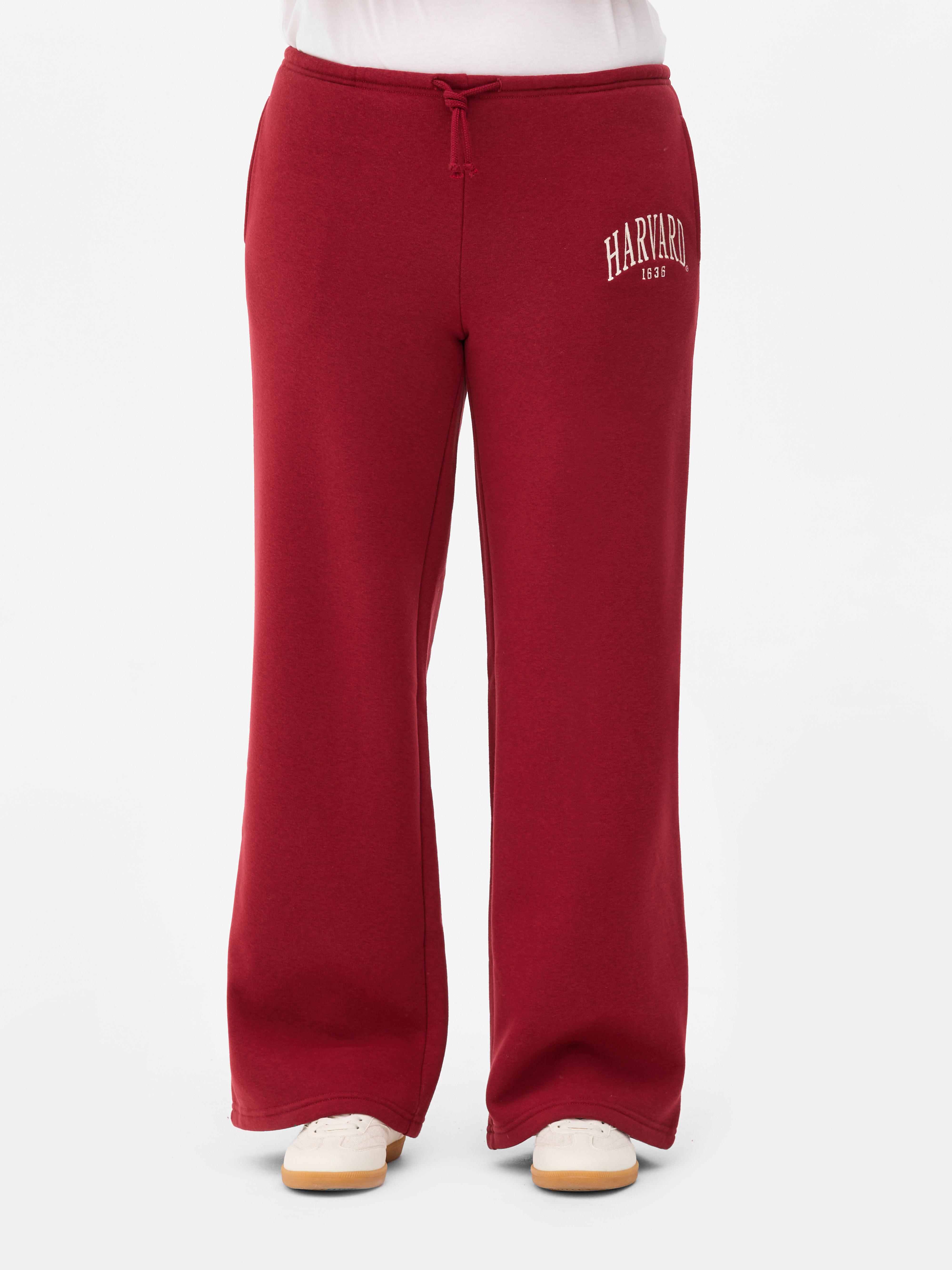 Harvard Drawstring Wide Leg Joggers