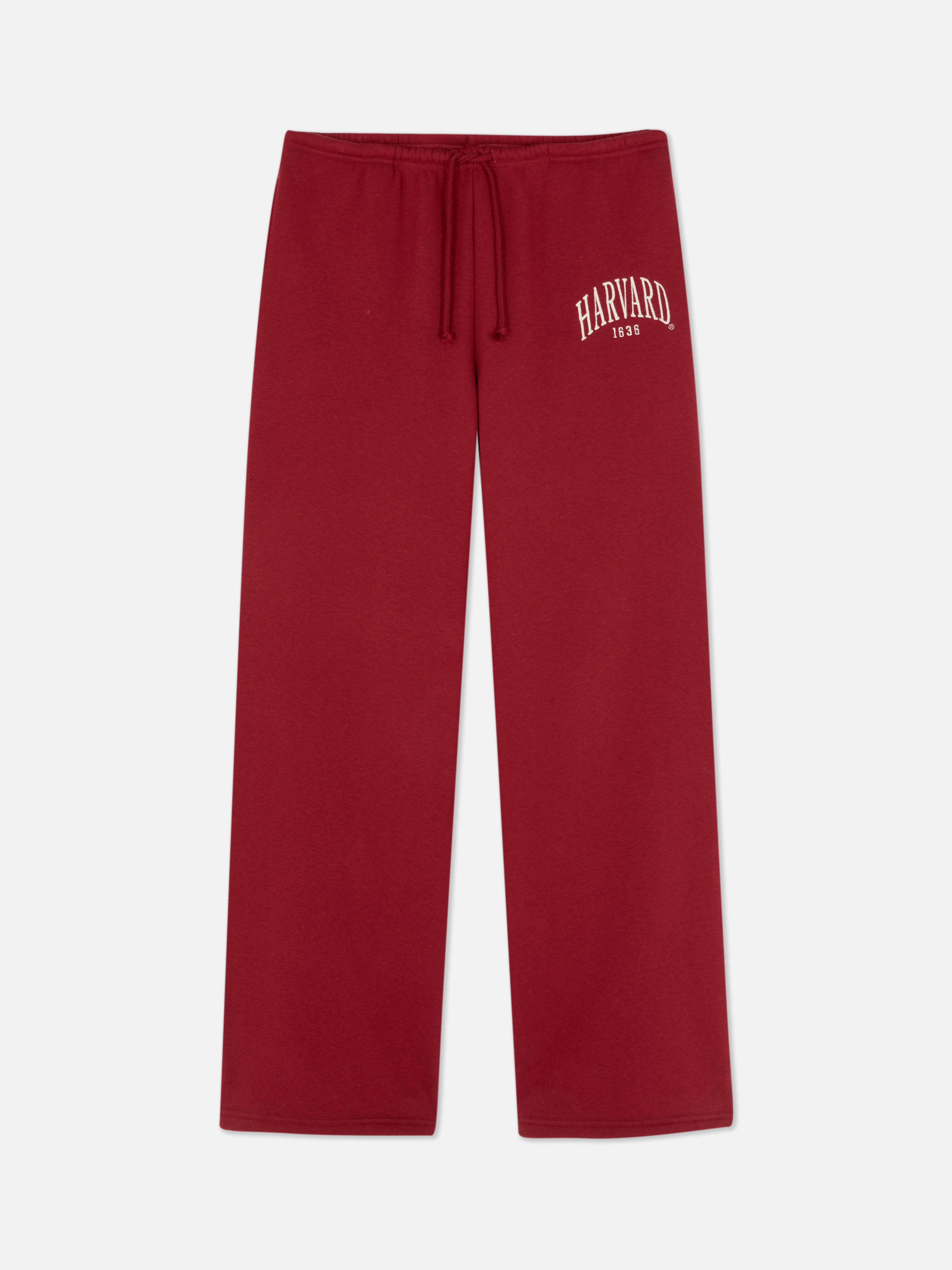 Harvard Drawstring Wide Leg Joggers