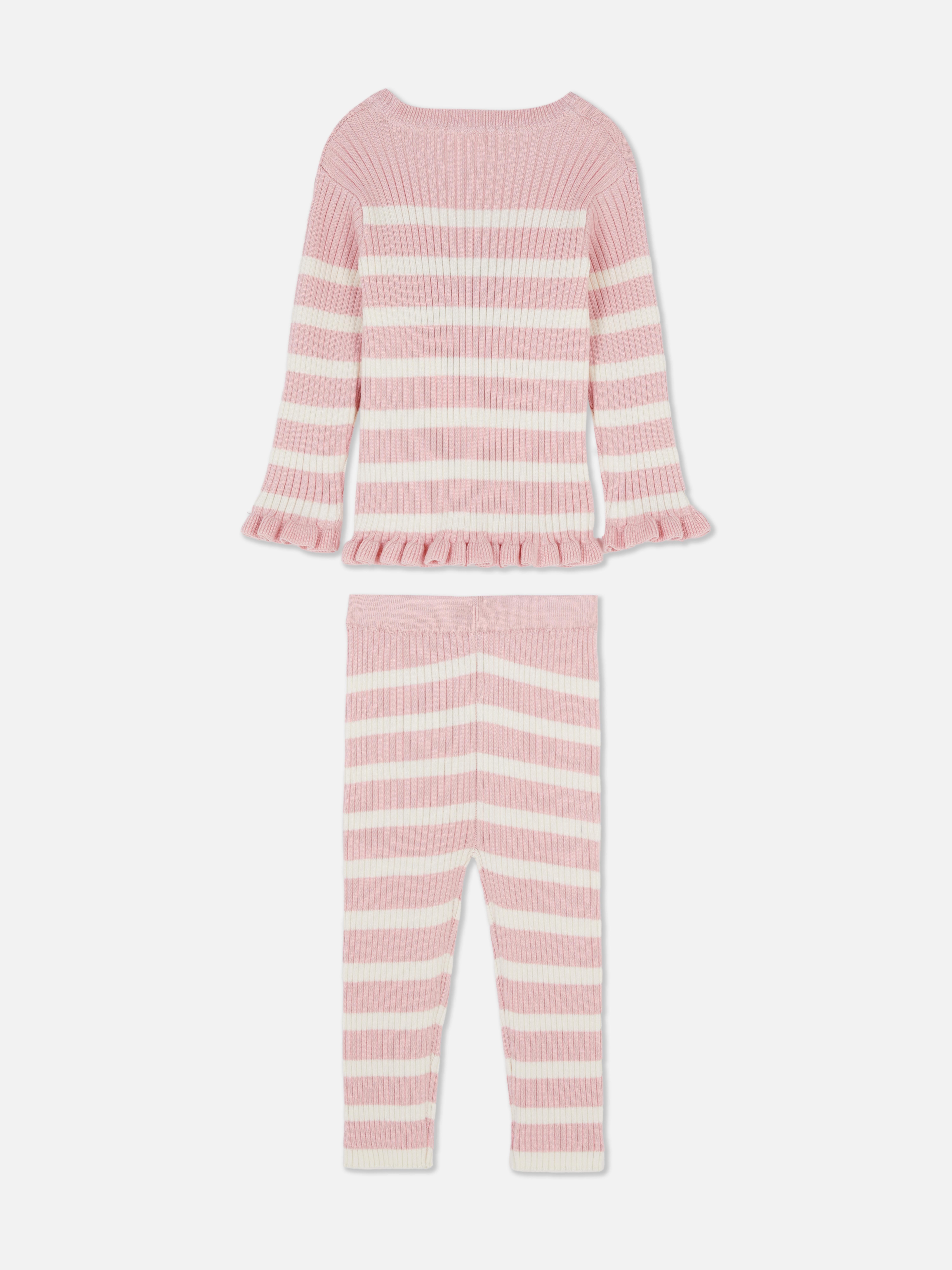 0-36mths | Disney’s Minnie Mouse Stripe Jumper and Leggings Set