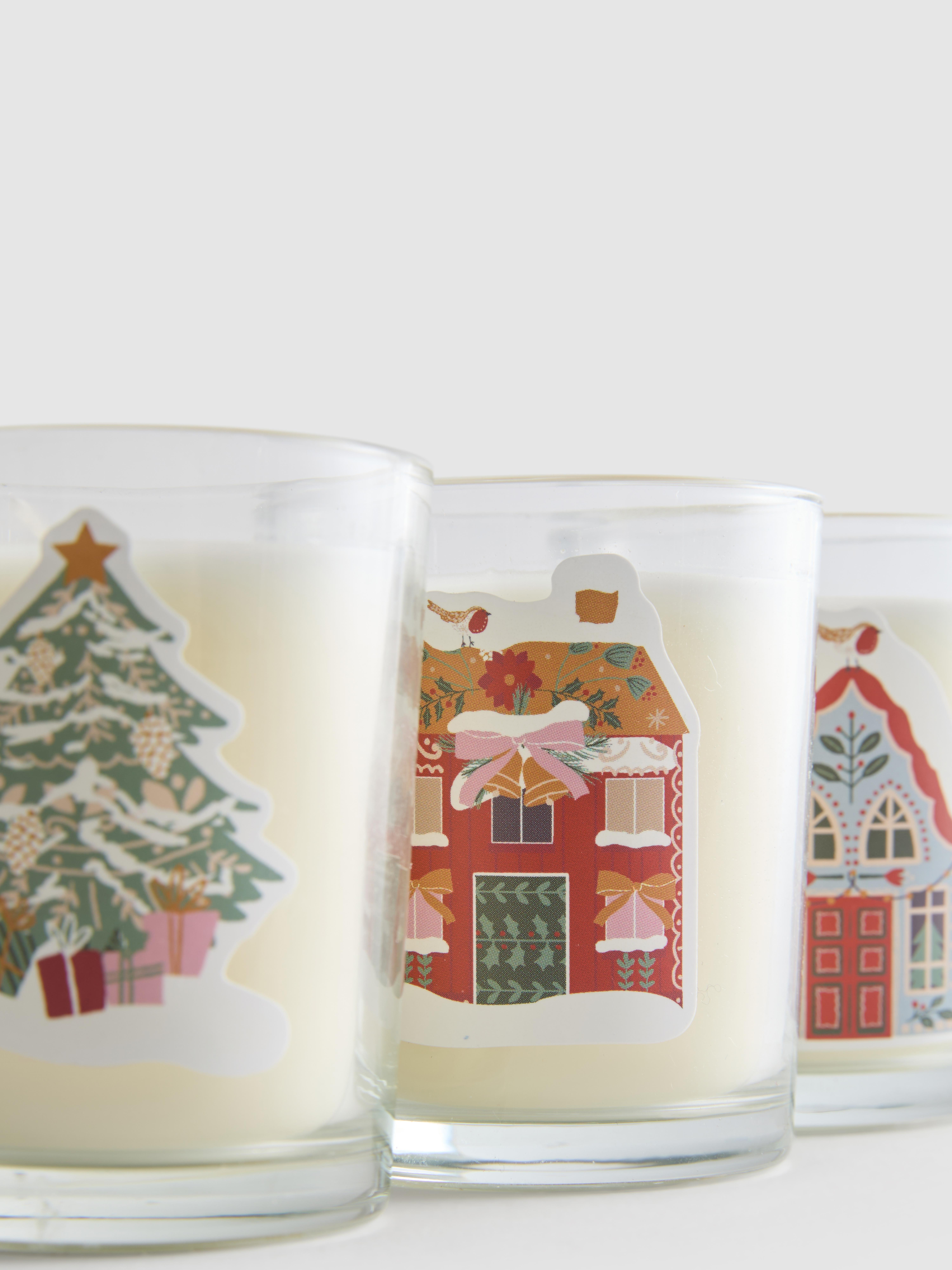 3pk Christmas Votive Candles