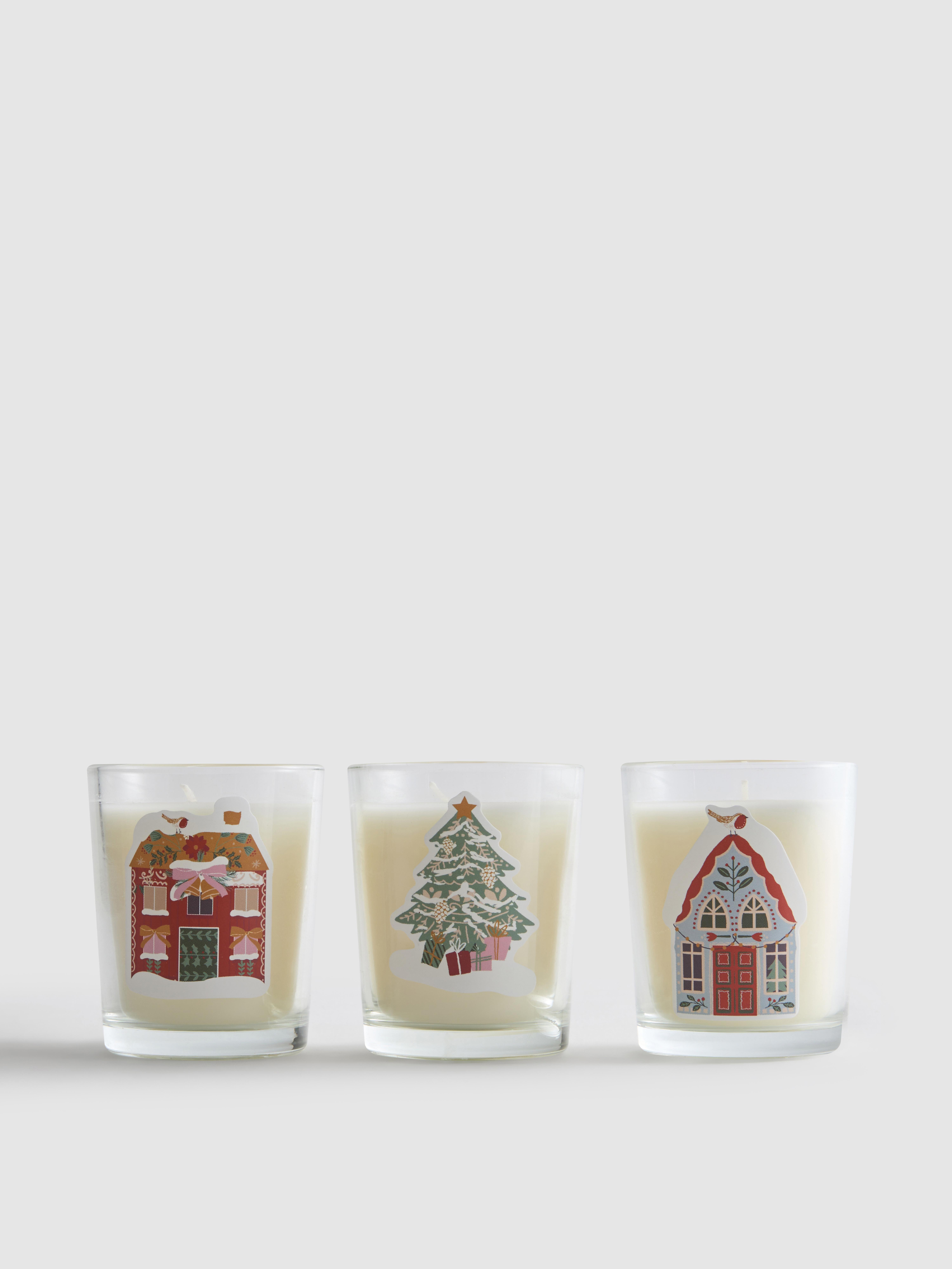 3pk Christmas Votive Candles