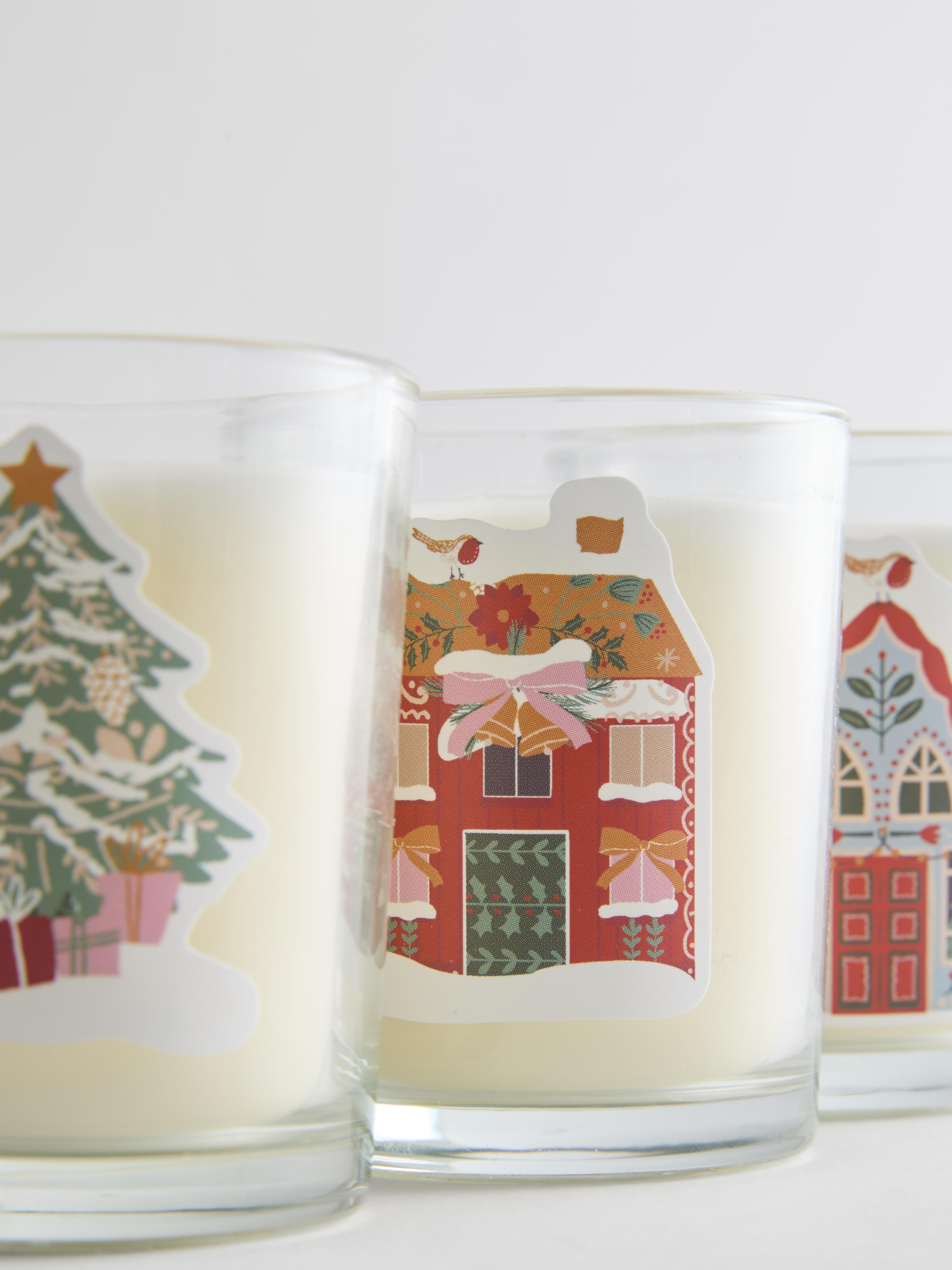 3pk Christmas Votive Candles