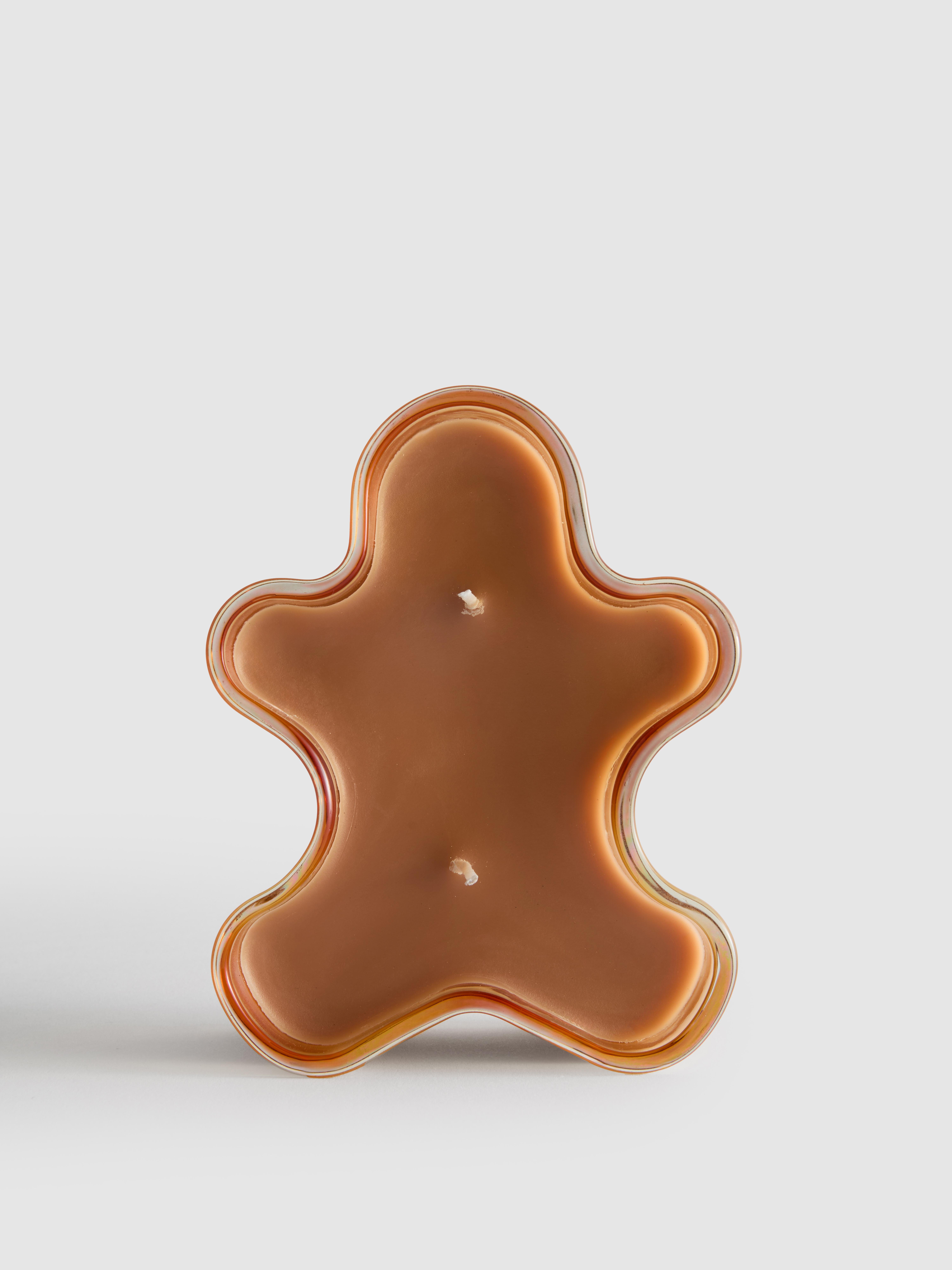 Vela perfumada forma boneco gengibre