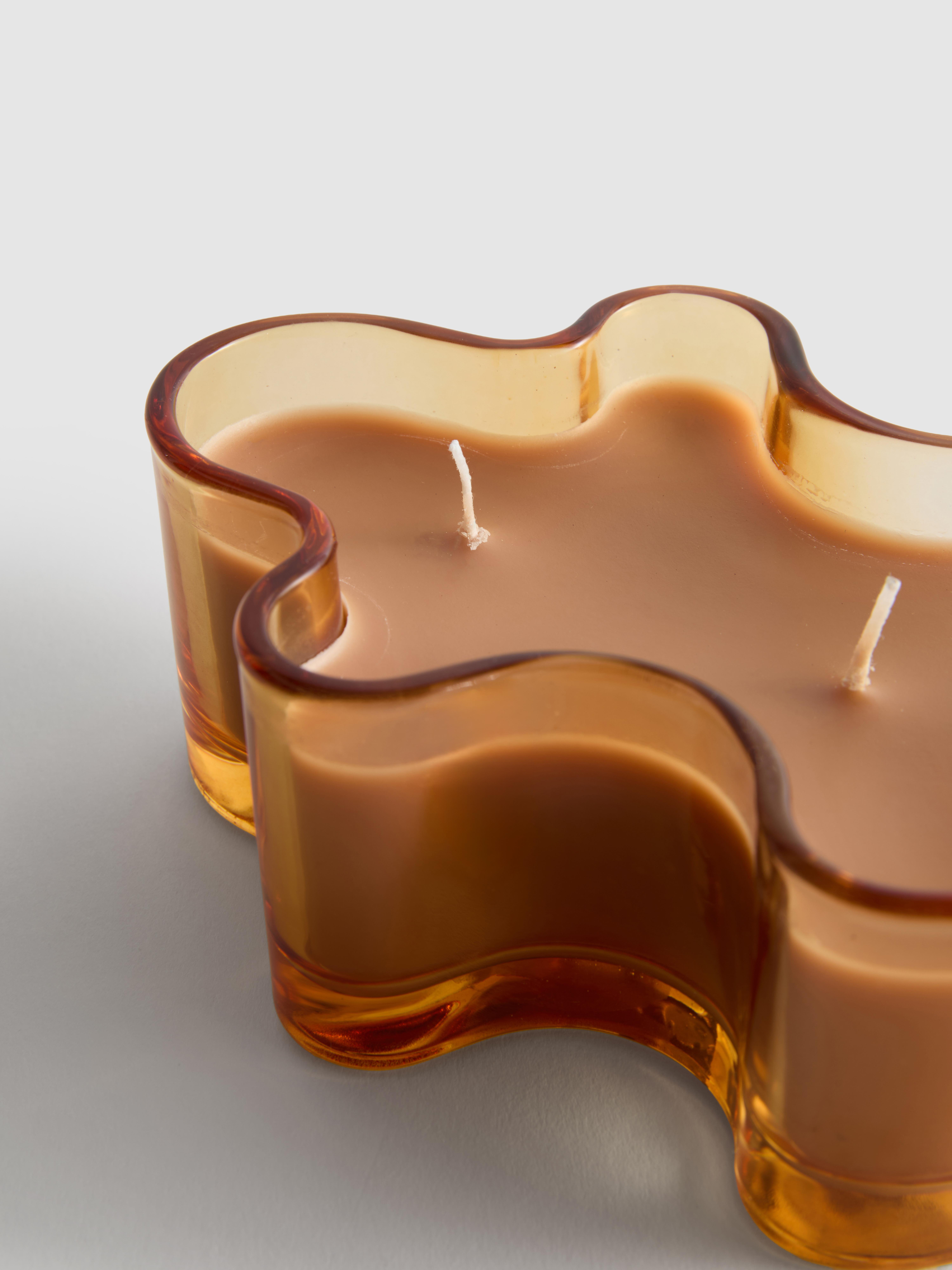 Vela perfumada forma boneco gengibre