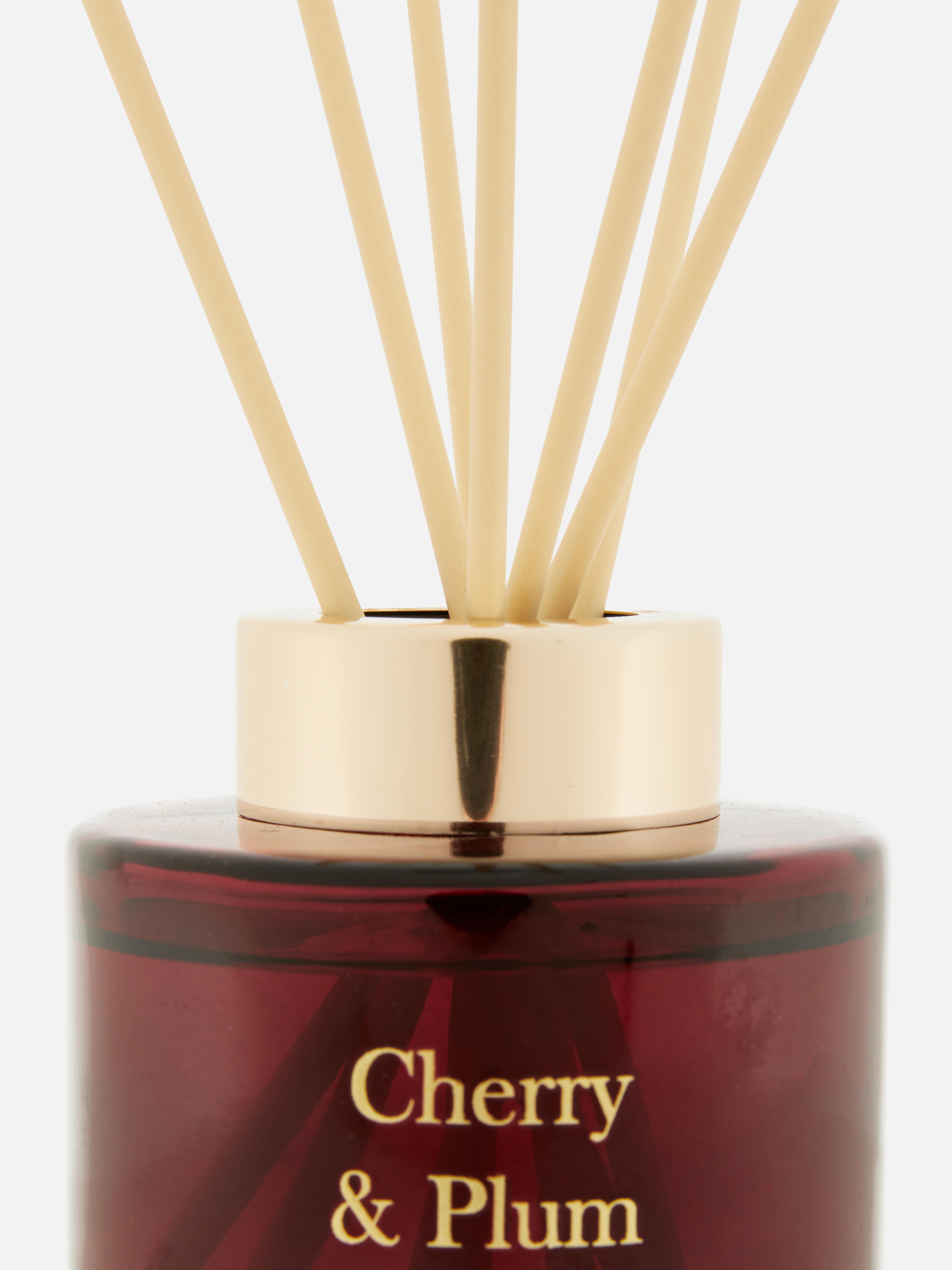 Difusor bambu perfumado frasco vidro tampa metálica