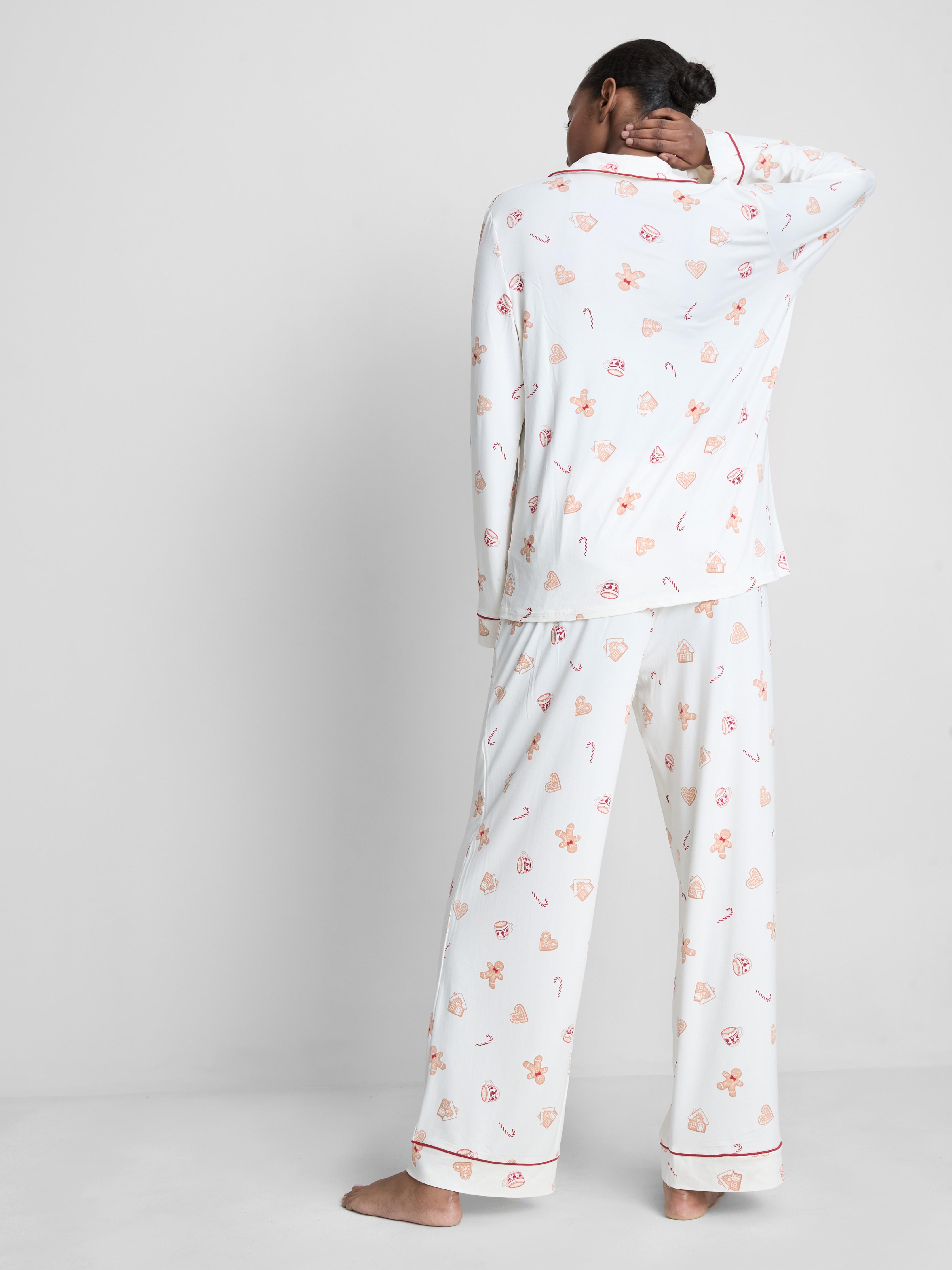 Christmas Printed Boyfriend Pajamas