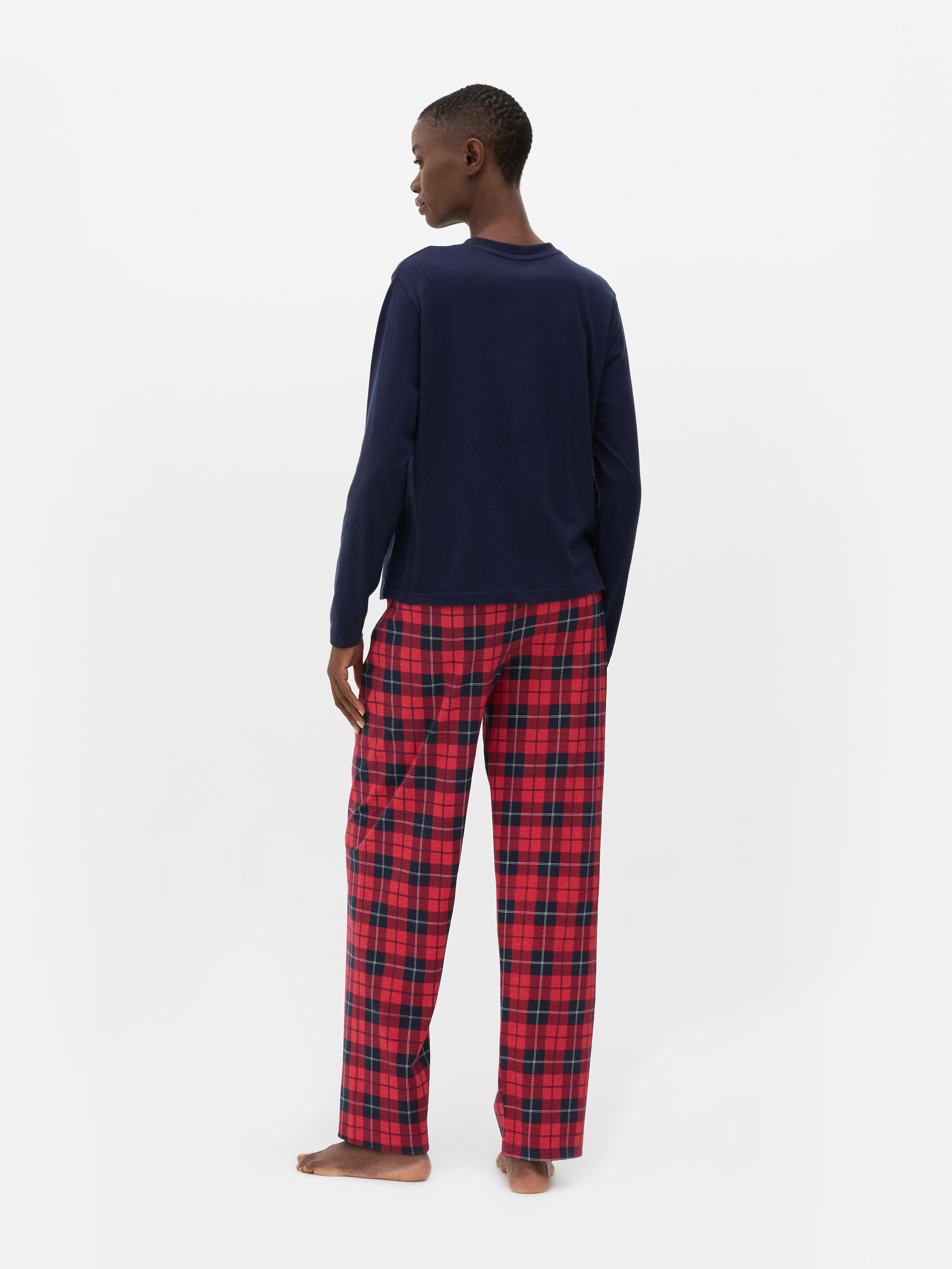 Pyjama à motif écossais Disney Mickey Mouse