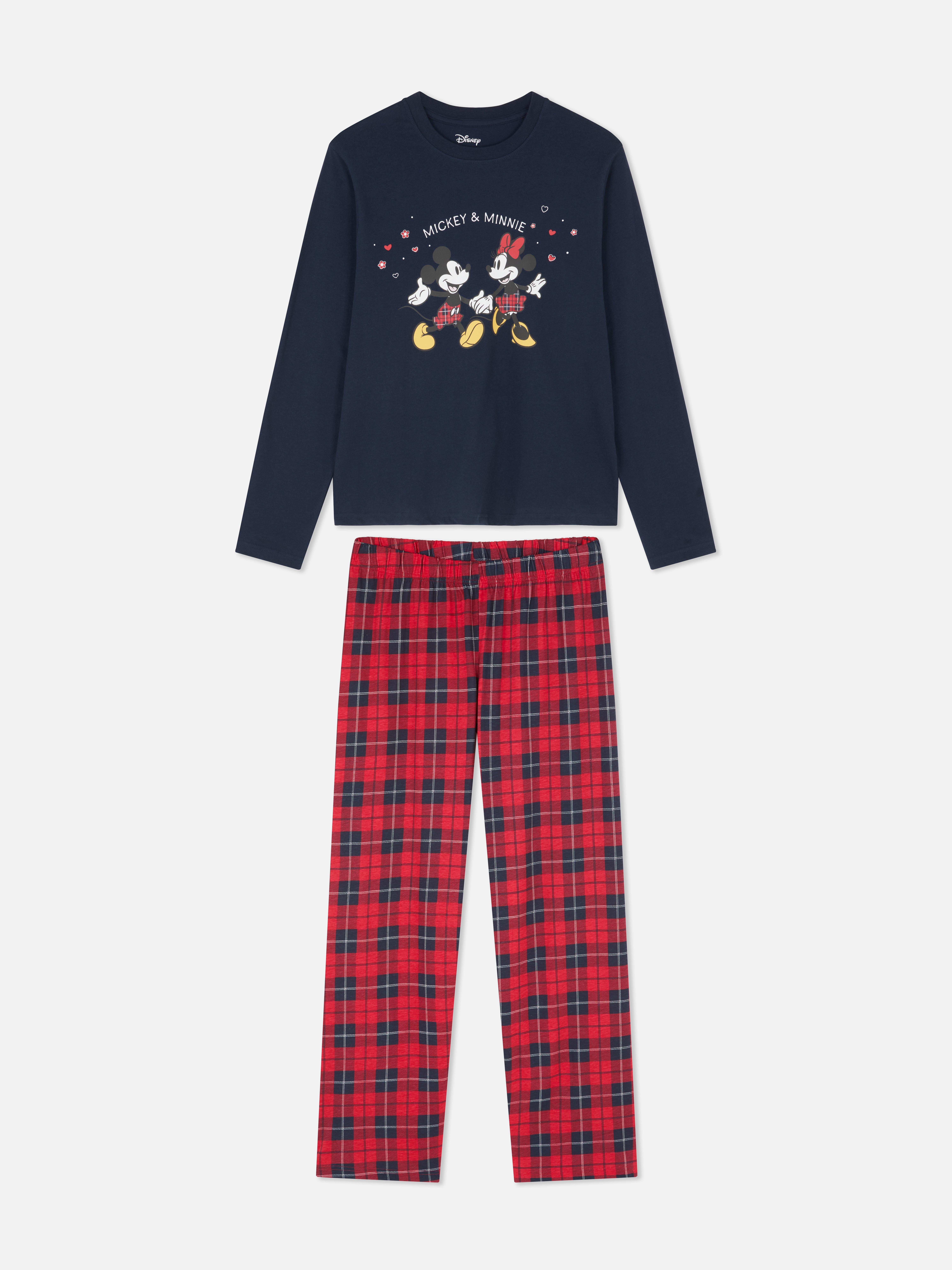 Pyjama à motif écossais Disney Mickey Mouse