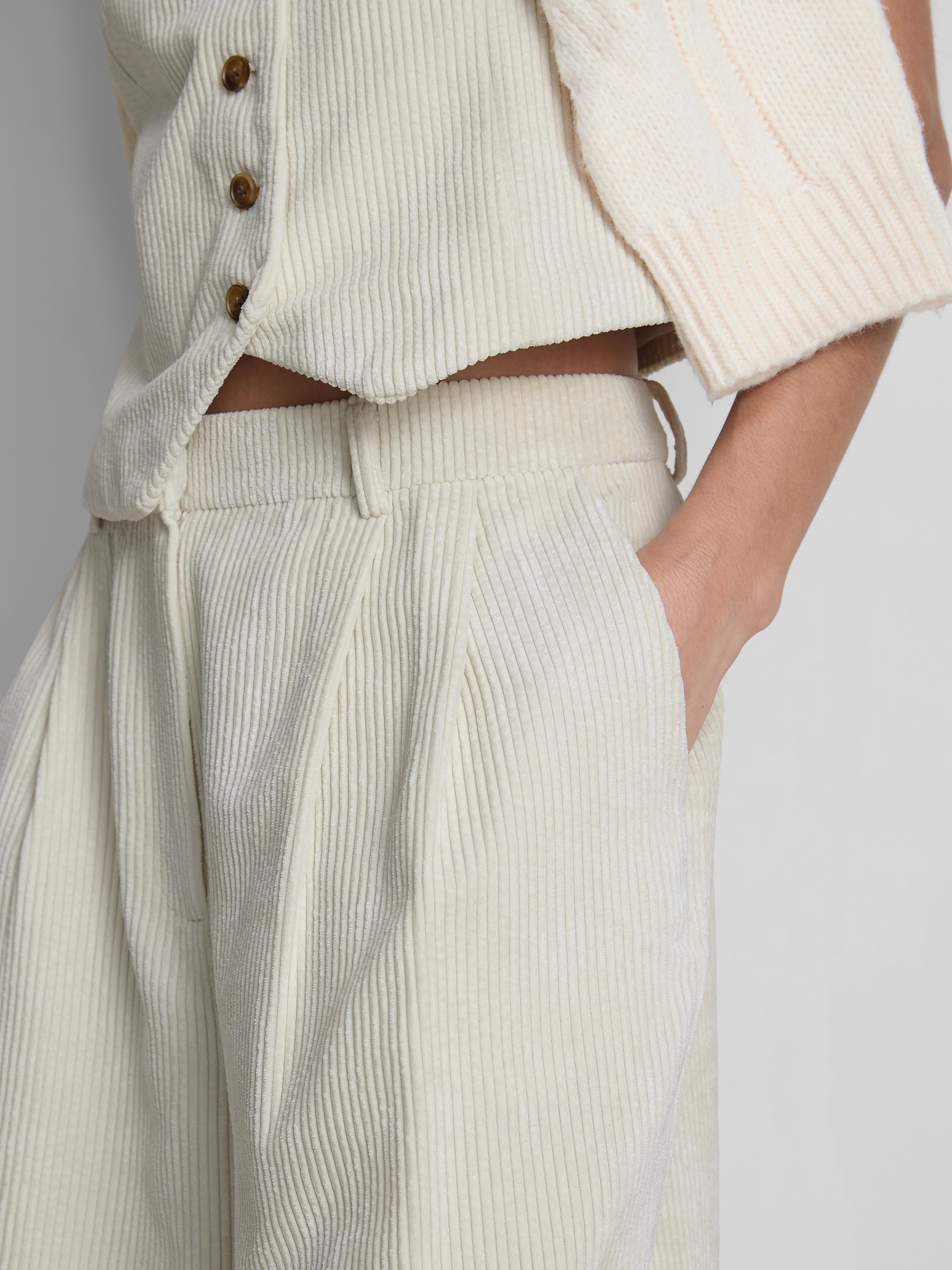 Wide Leg Cord Trousers