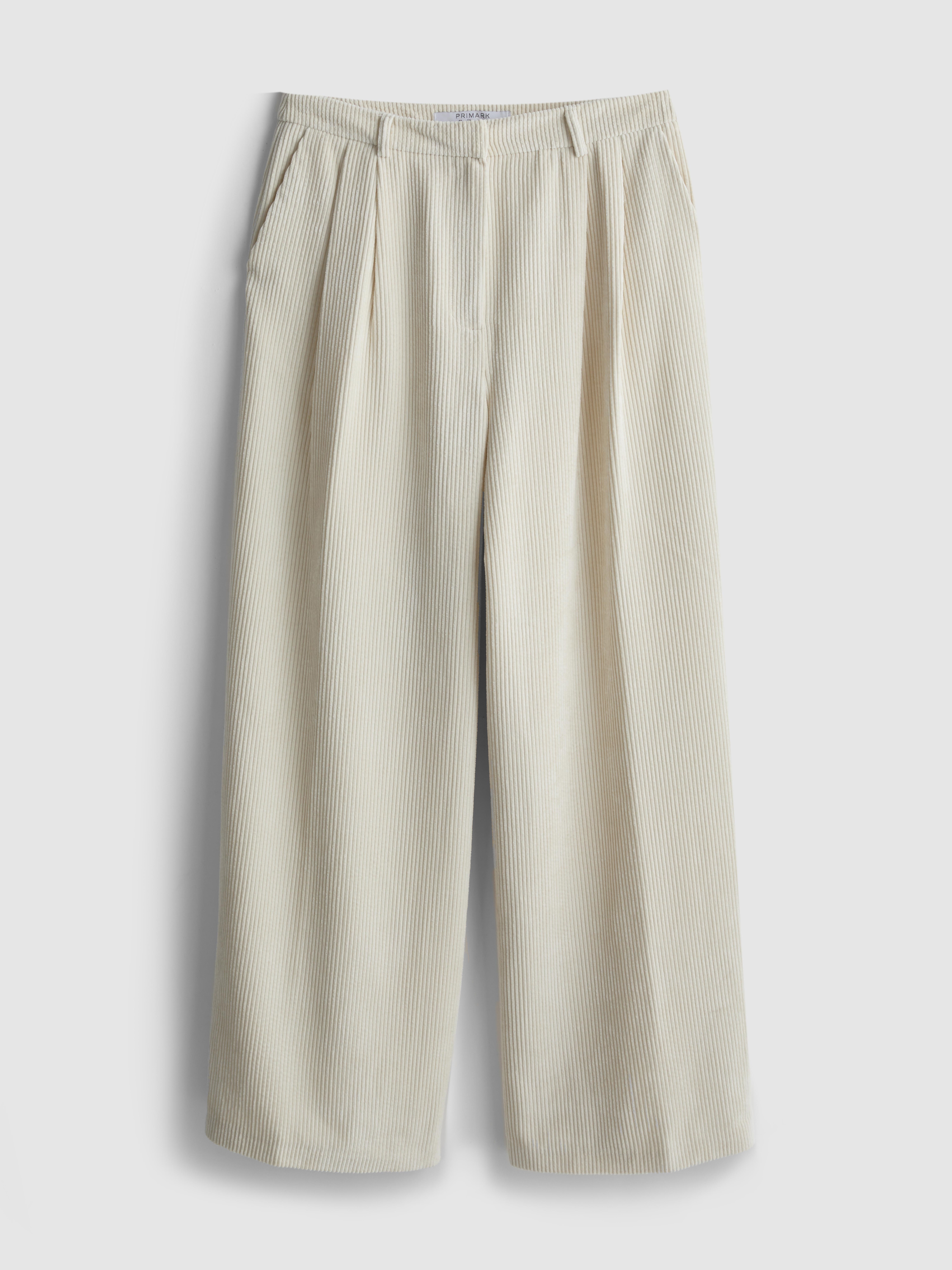 Wide Leg Cord Trousers
