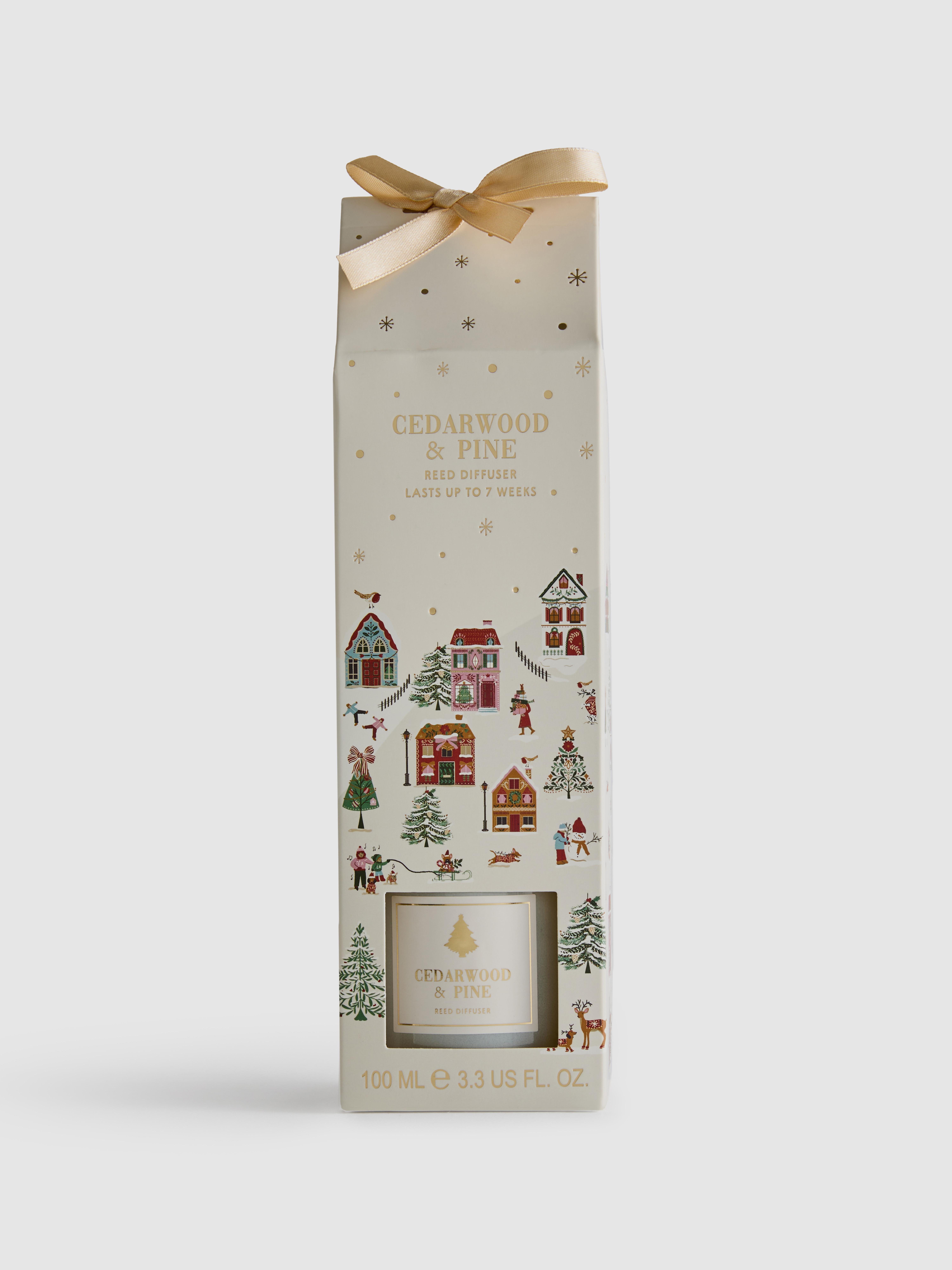 Scented Reed Diffuser In Festive Jar