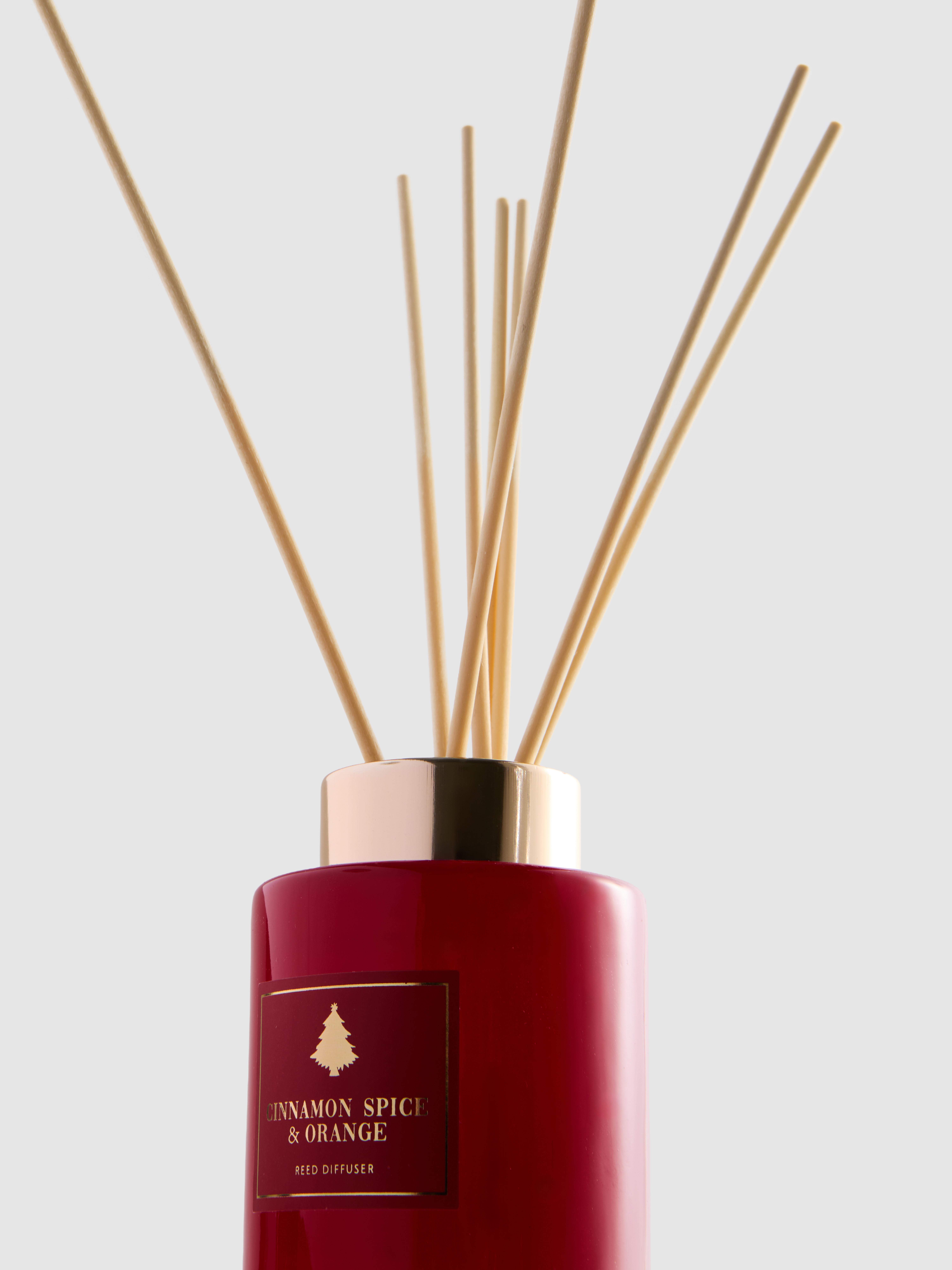 Difusor de aroma de varillas en frasco navideño