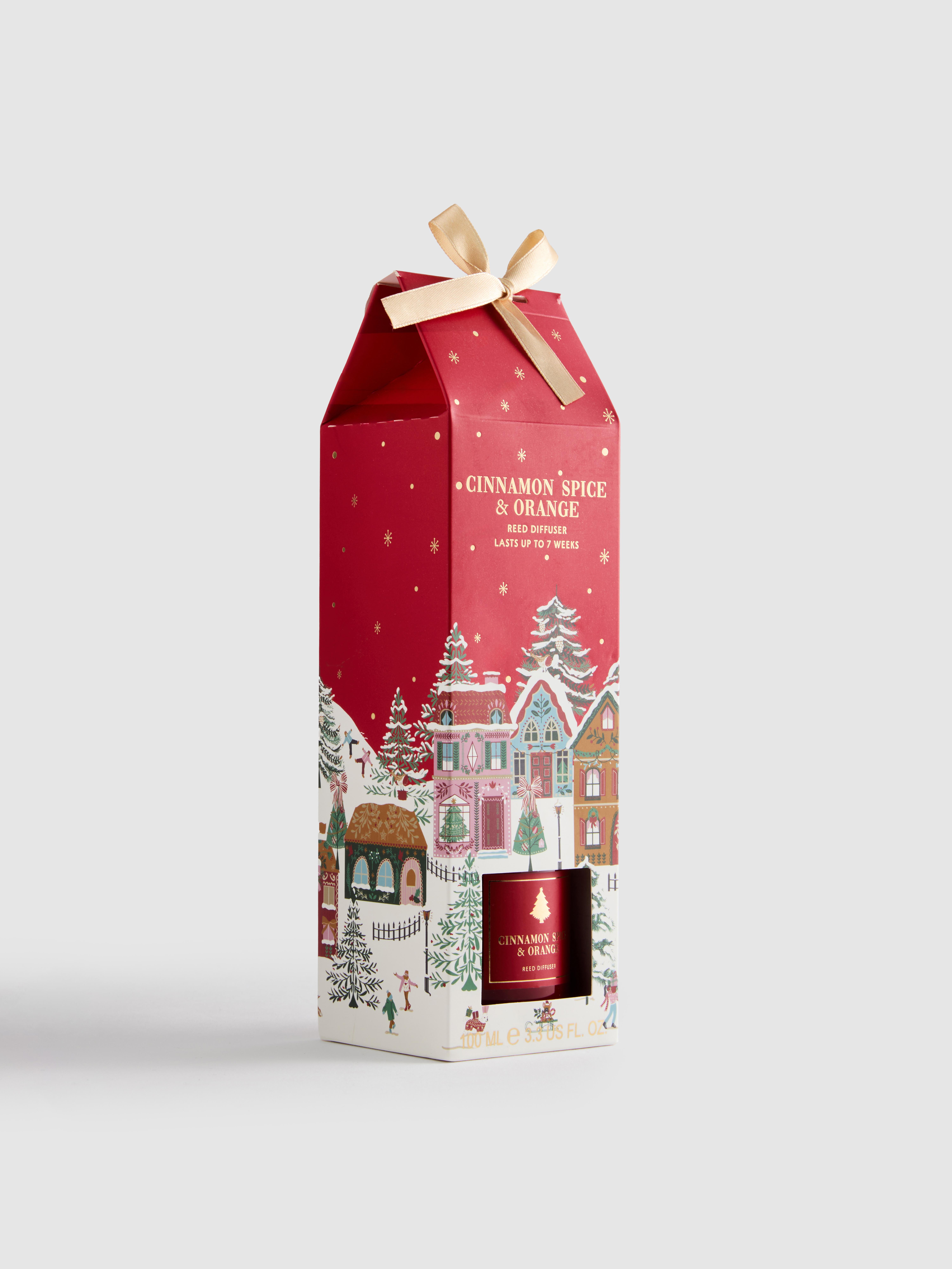 Difusor de aroma de varillas en frasco navideño