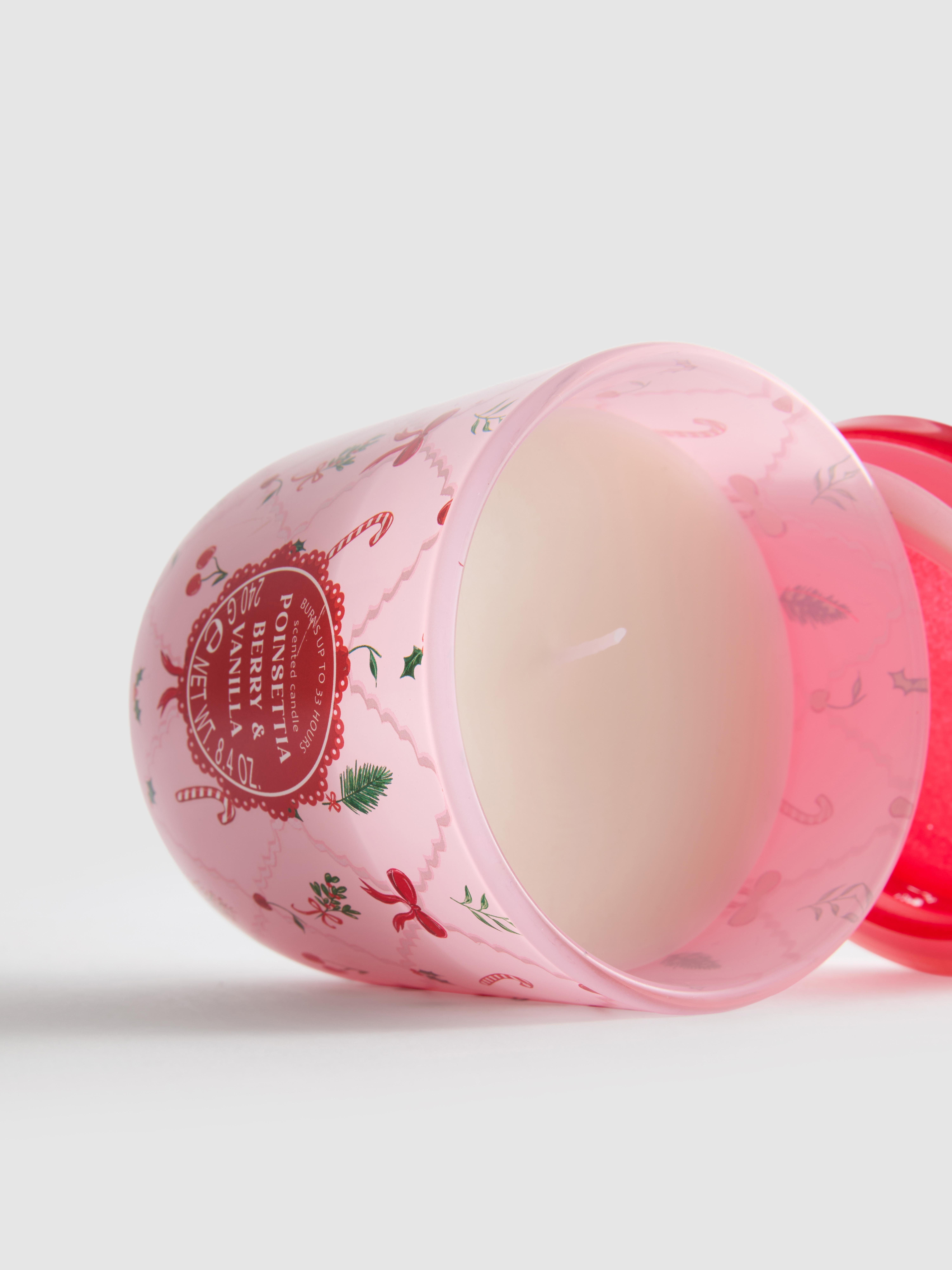 Scented Candle In Festive Glass Jar