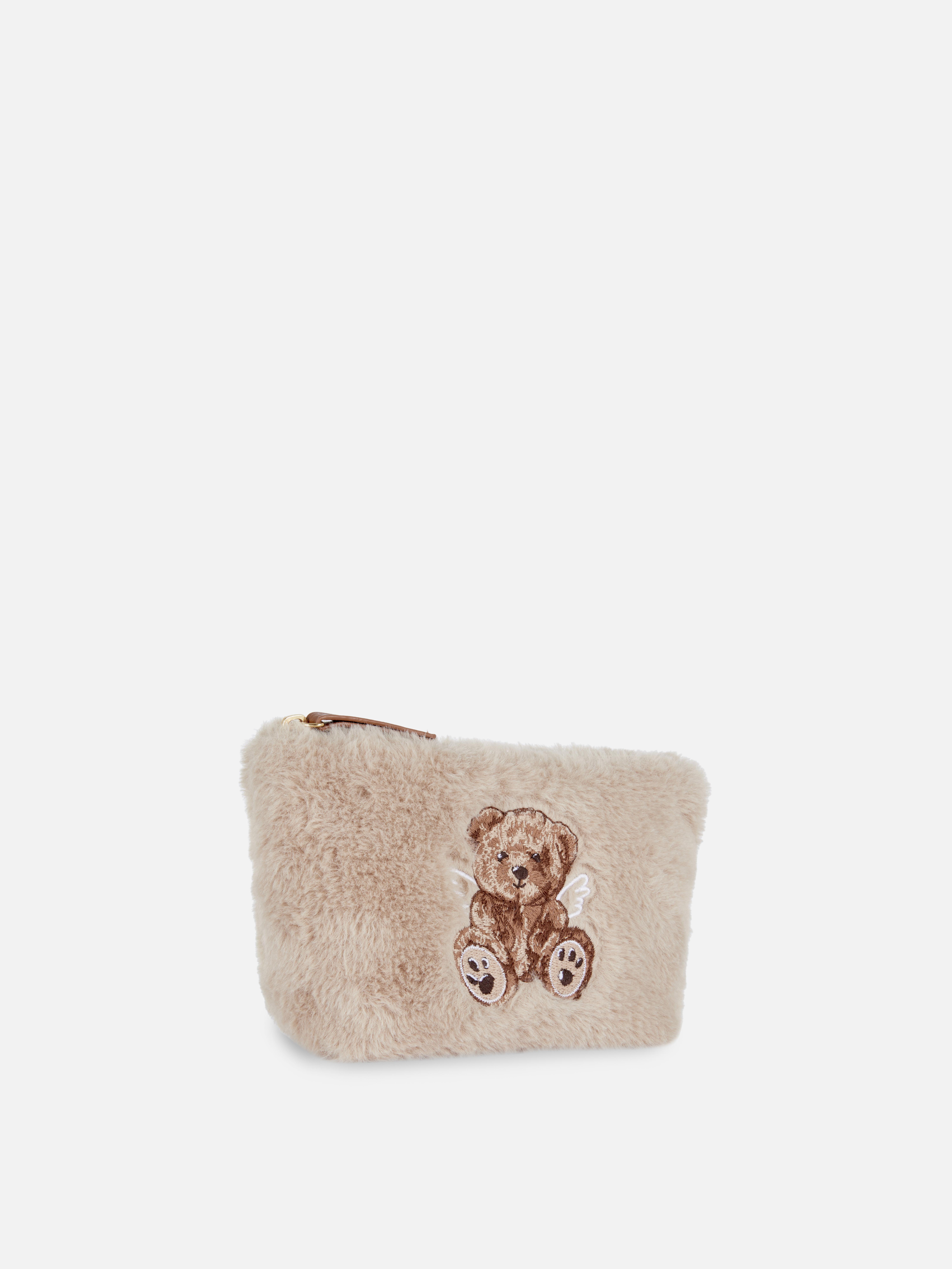 Mini Faux Fur Makeup Bag