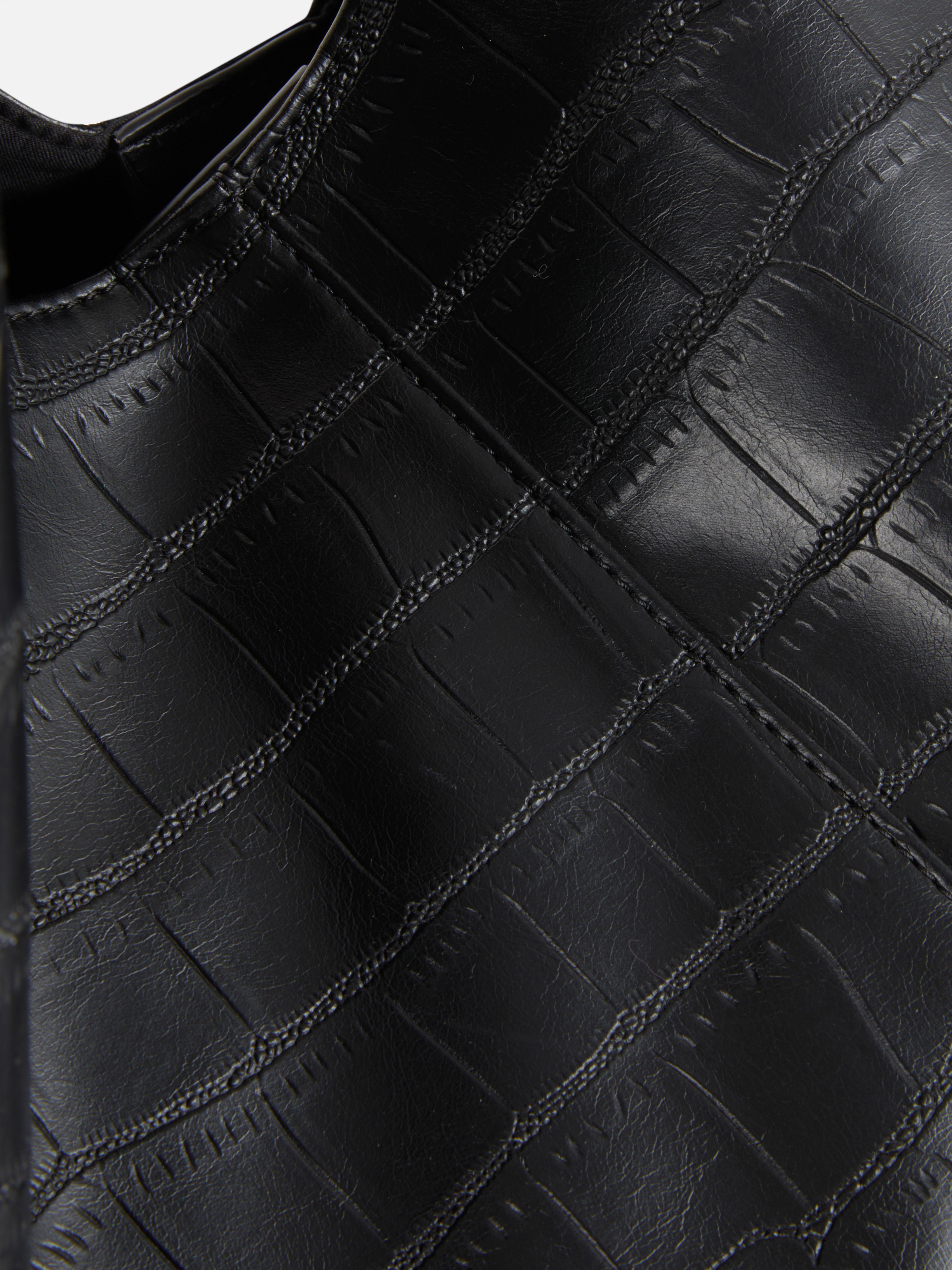 Bolso shopper extragrande texturizado