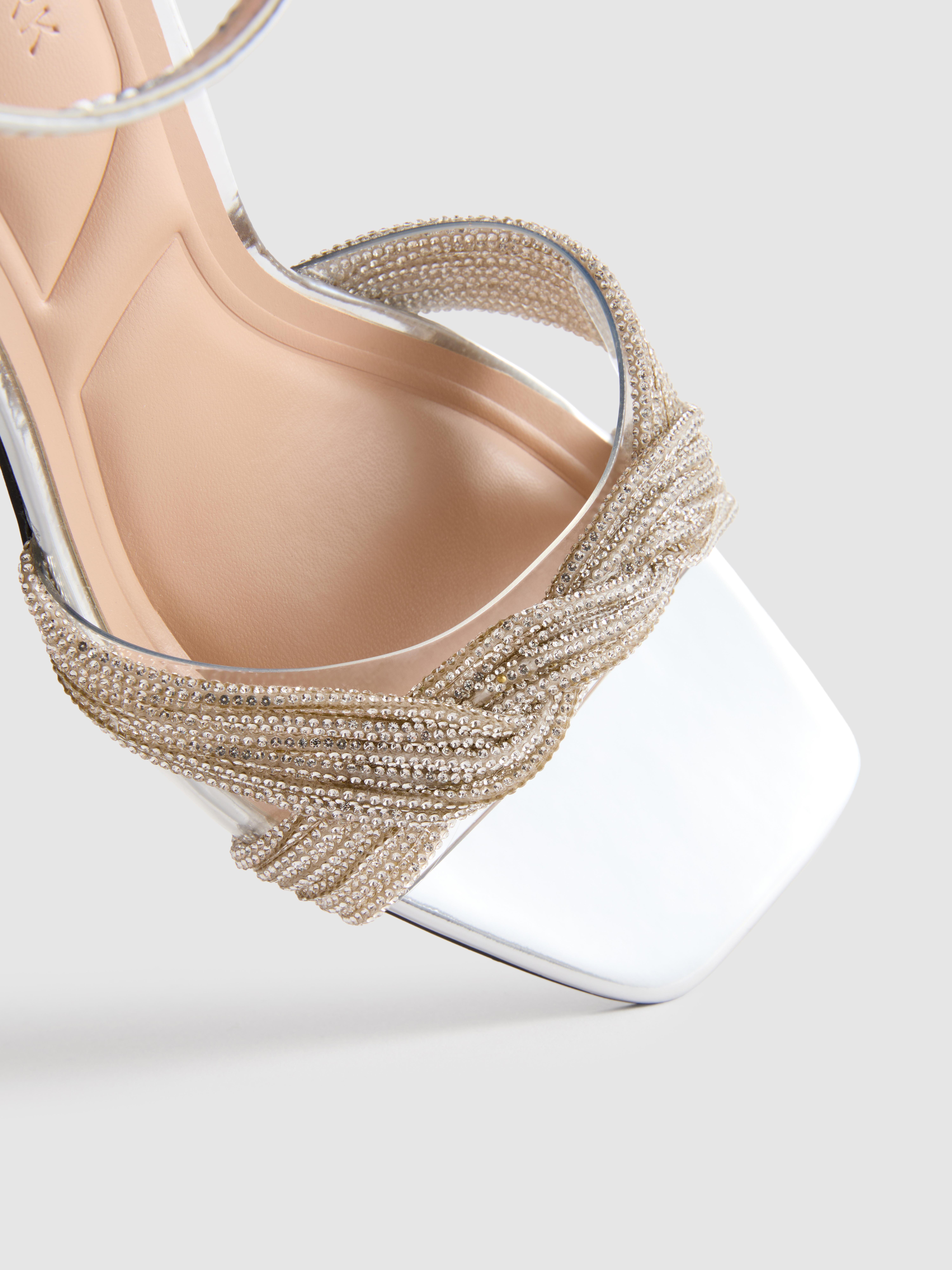 Twisted Detail Heeled Sandals