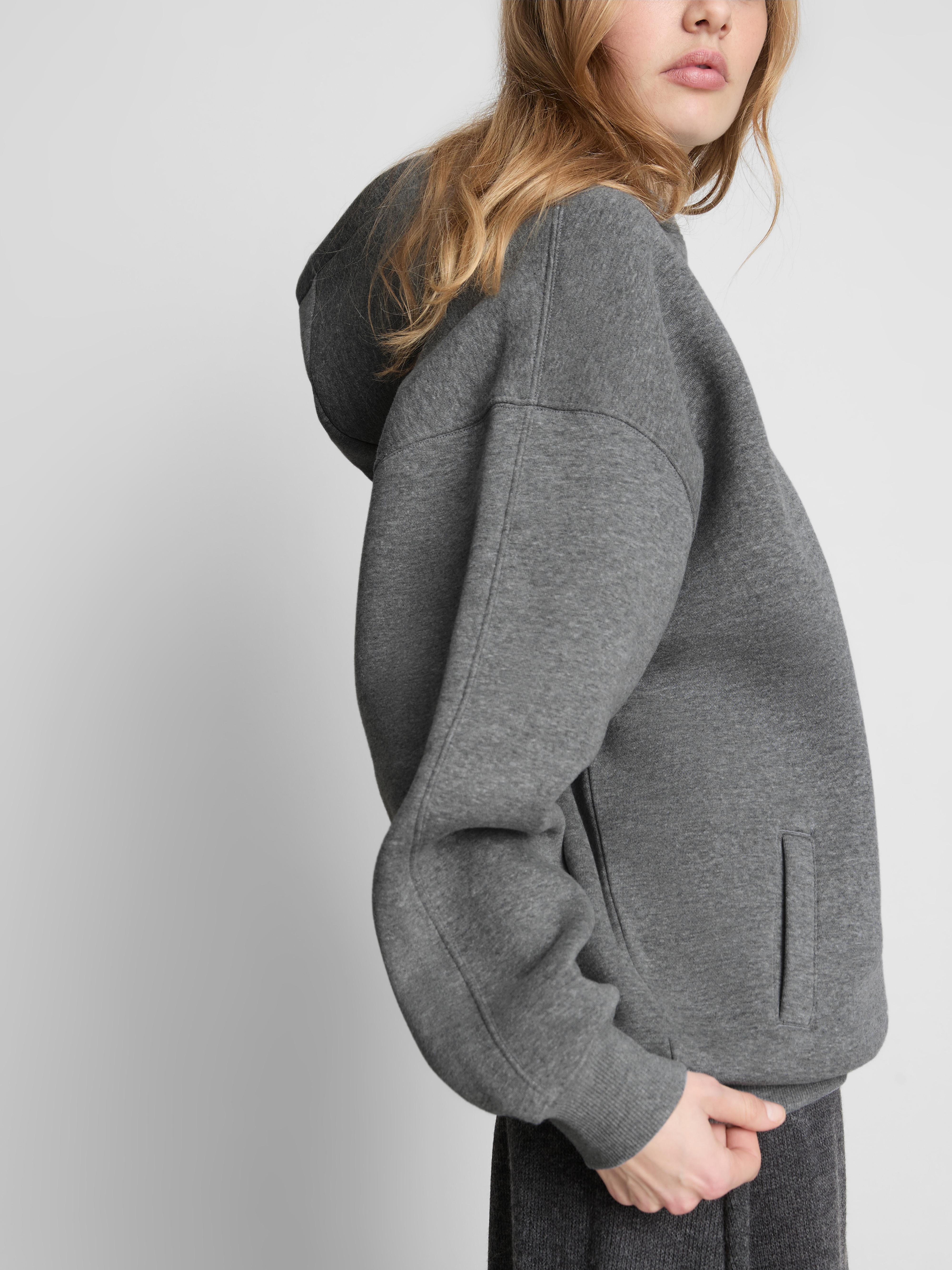 Cotton Blend Oversized Hoodie