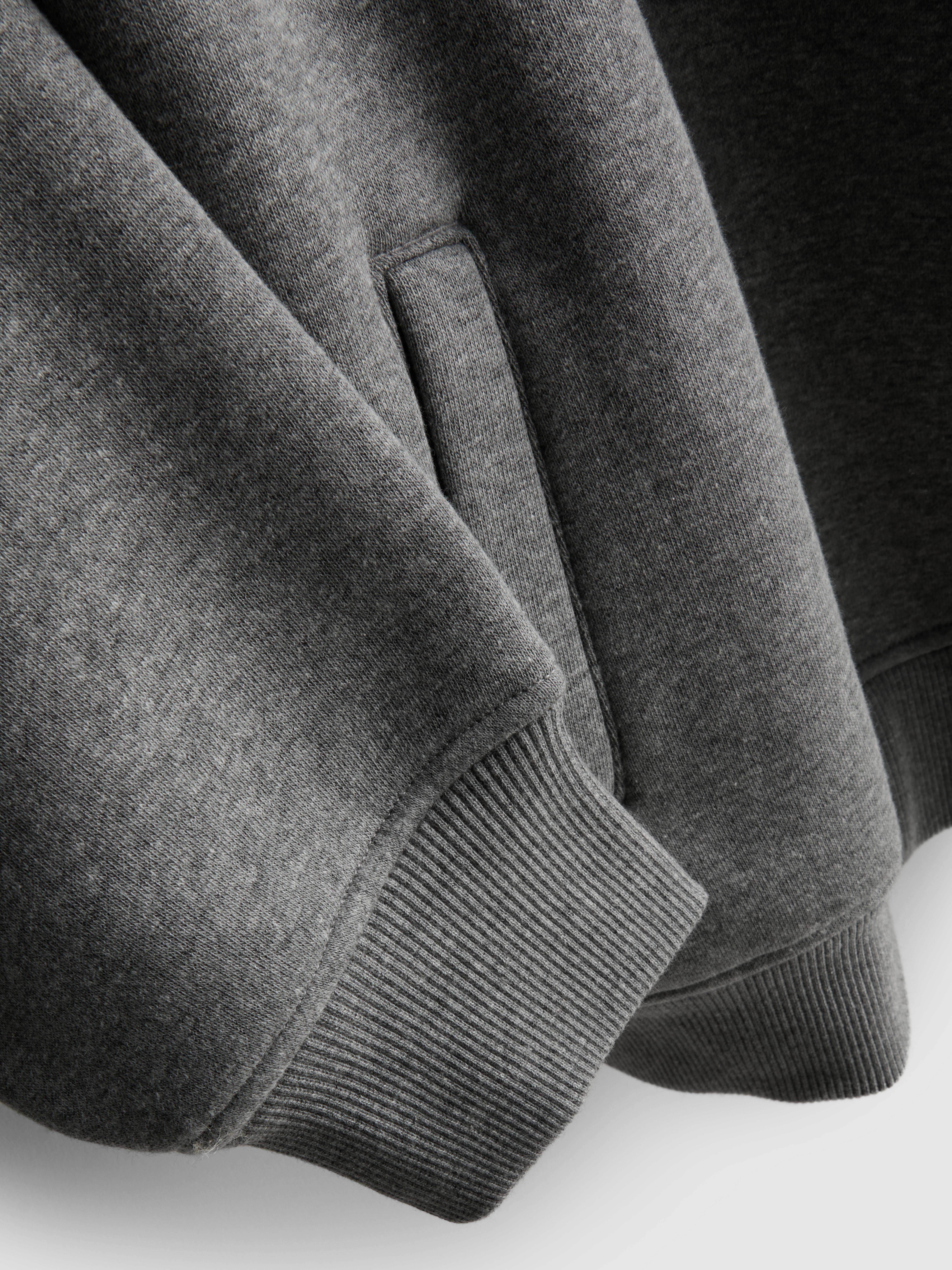 Cotton Blend Oversized Hoodie