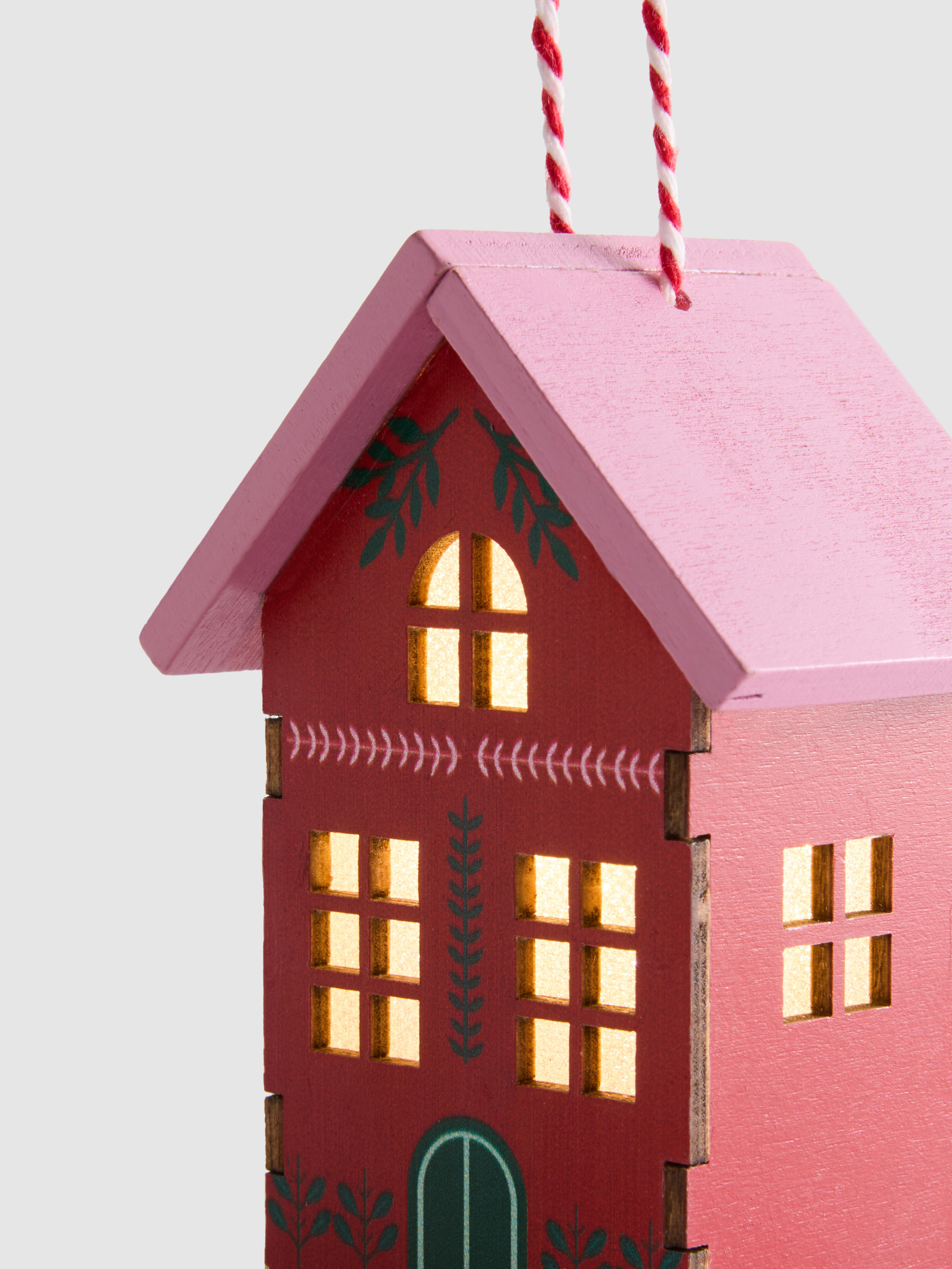 LED House Hanging Christmas Decoration