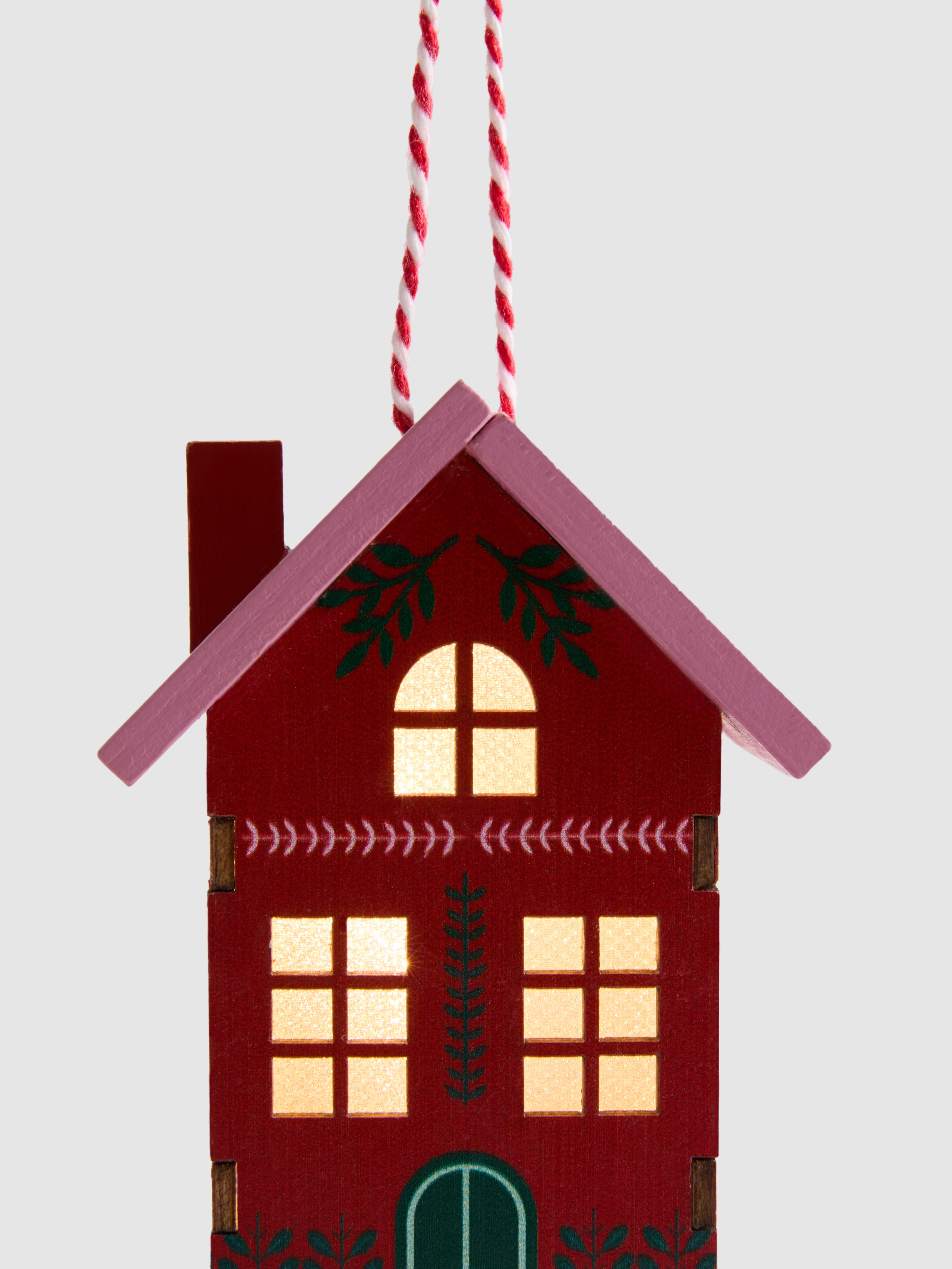 LED House Hanging Christmas Decoration