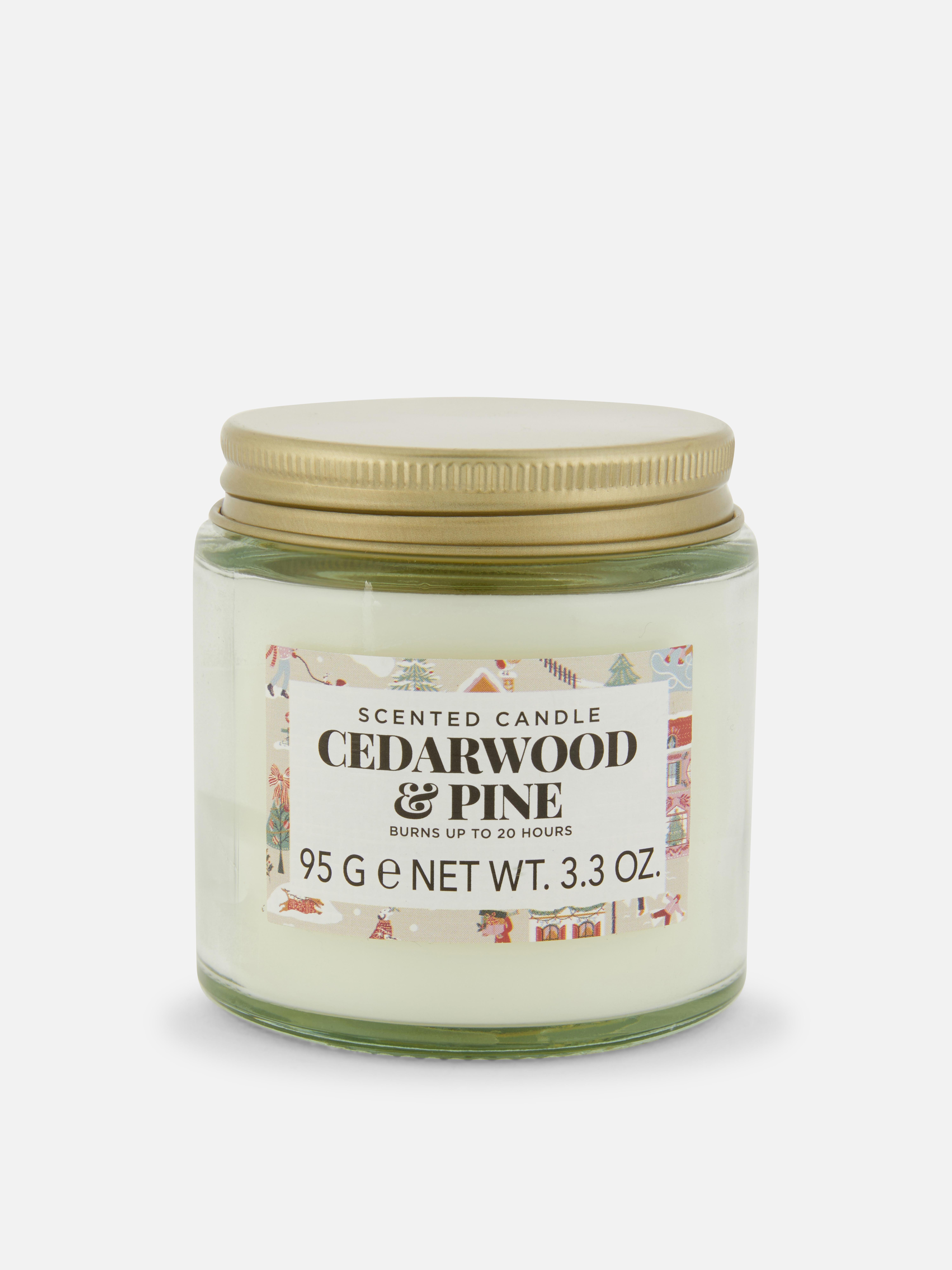 Geurkaars in glazen pot