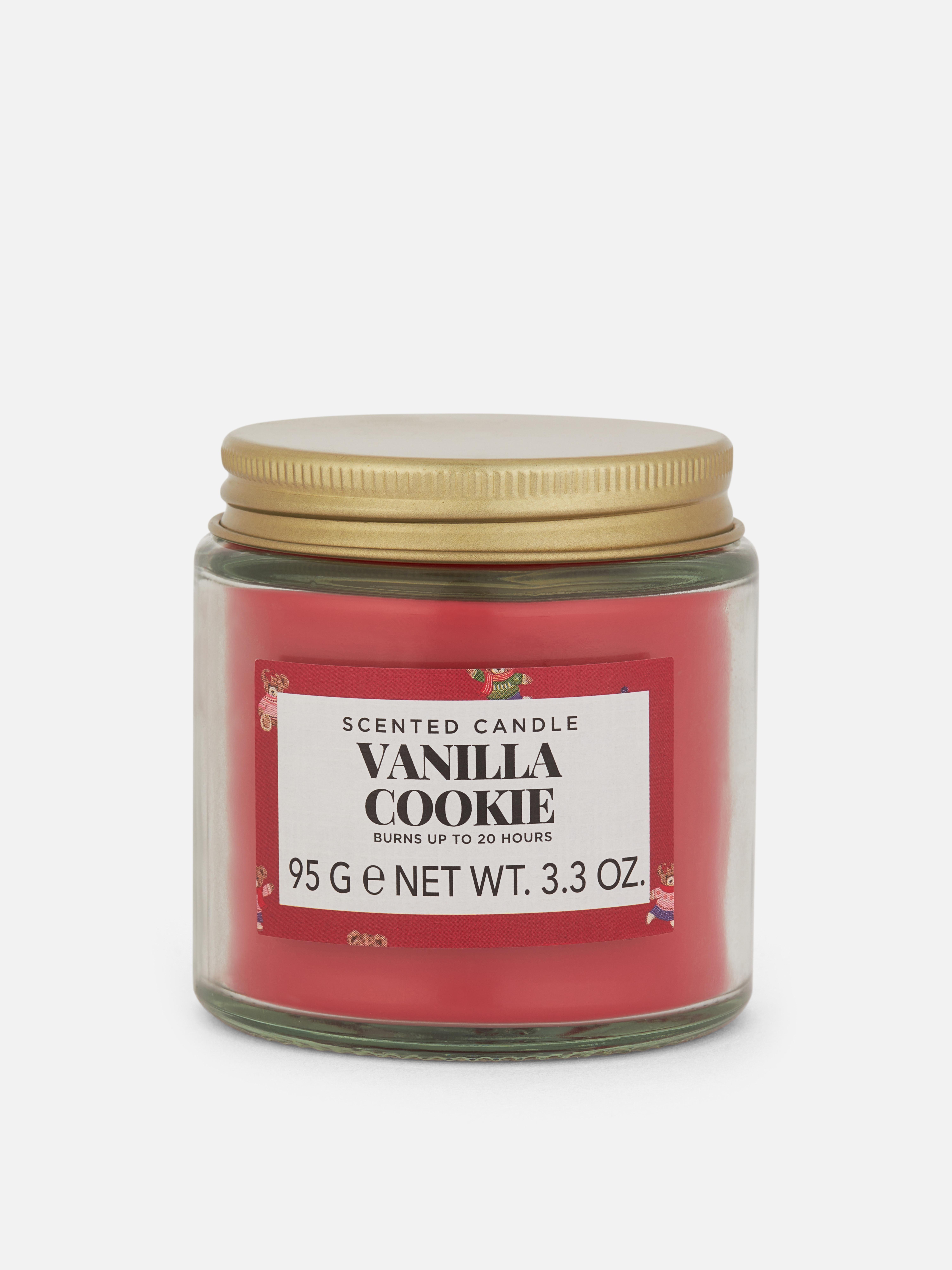 Bougie parfumée dans un pot en verre