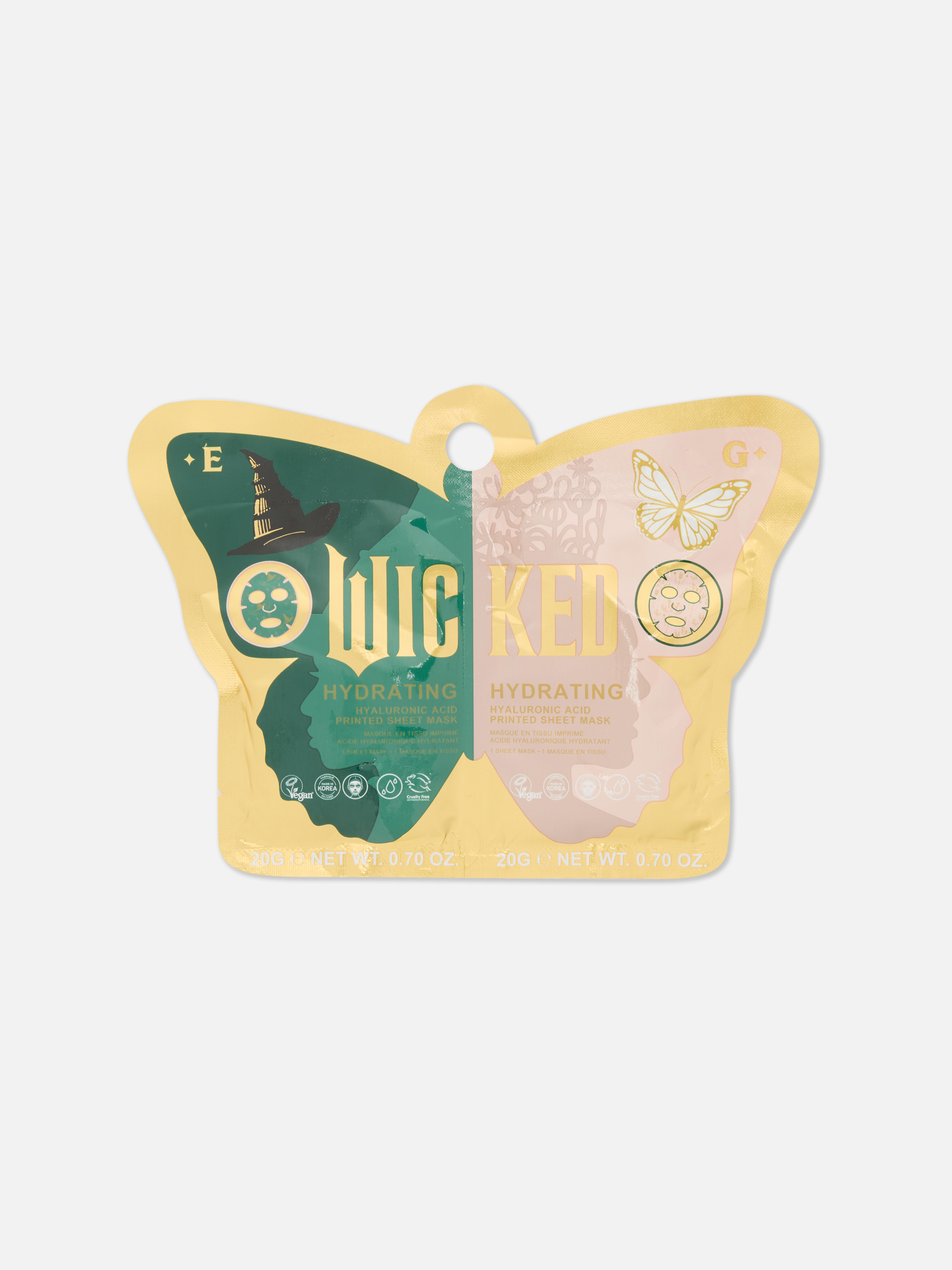 2pk Wicked x Primark Sheet Masks