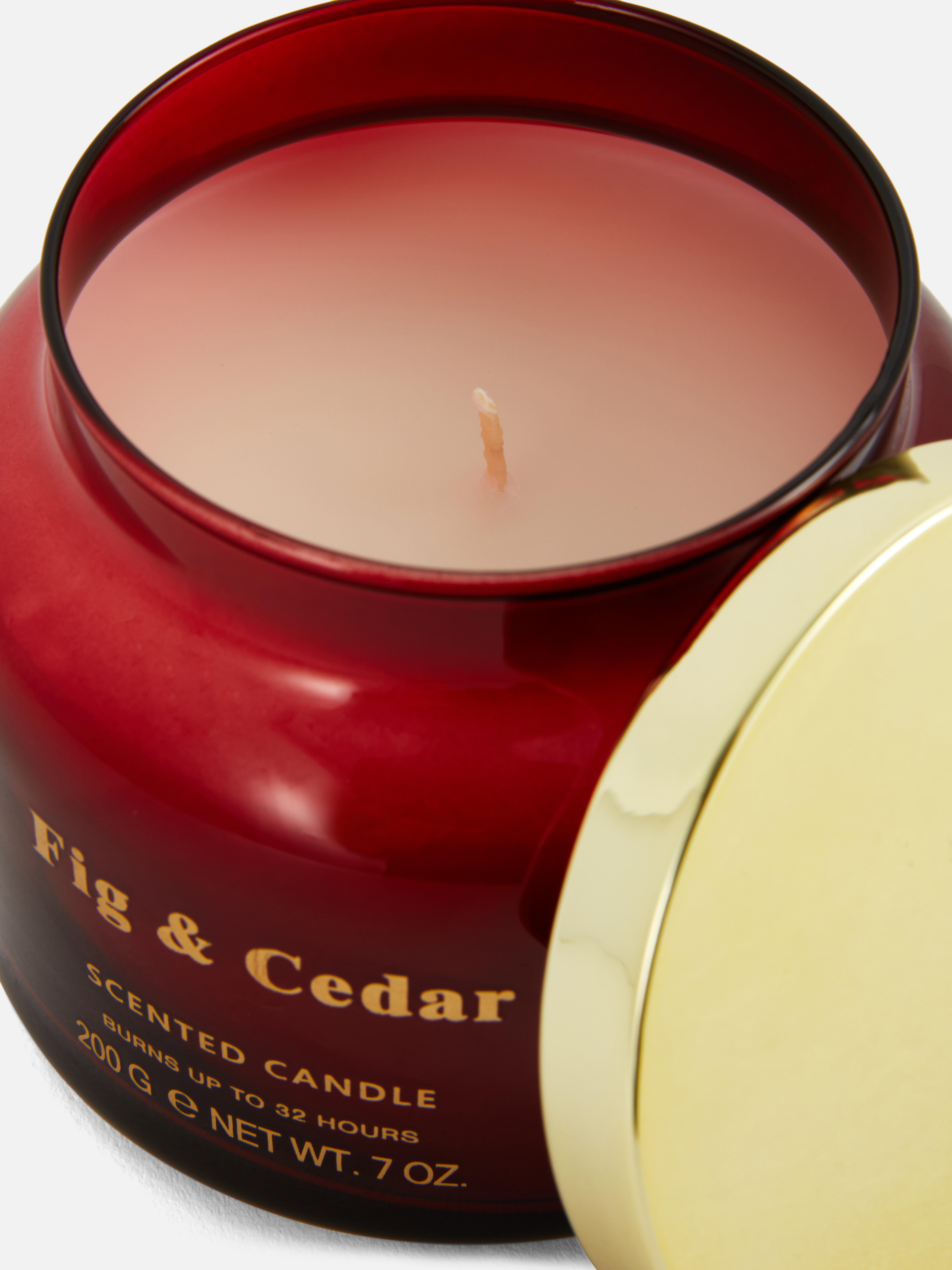 Scented Candle In Festive Lidded Container