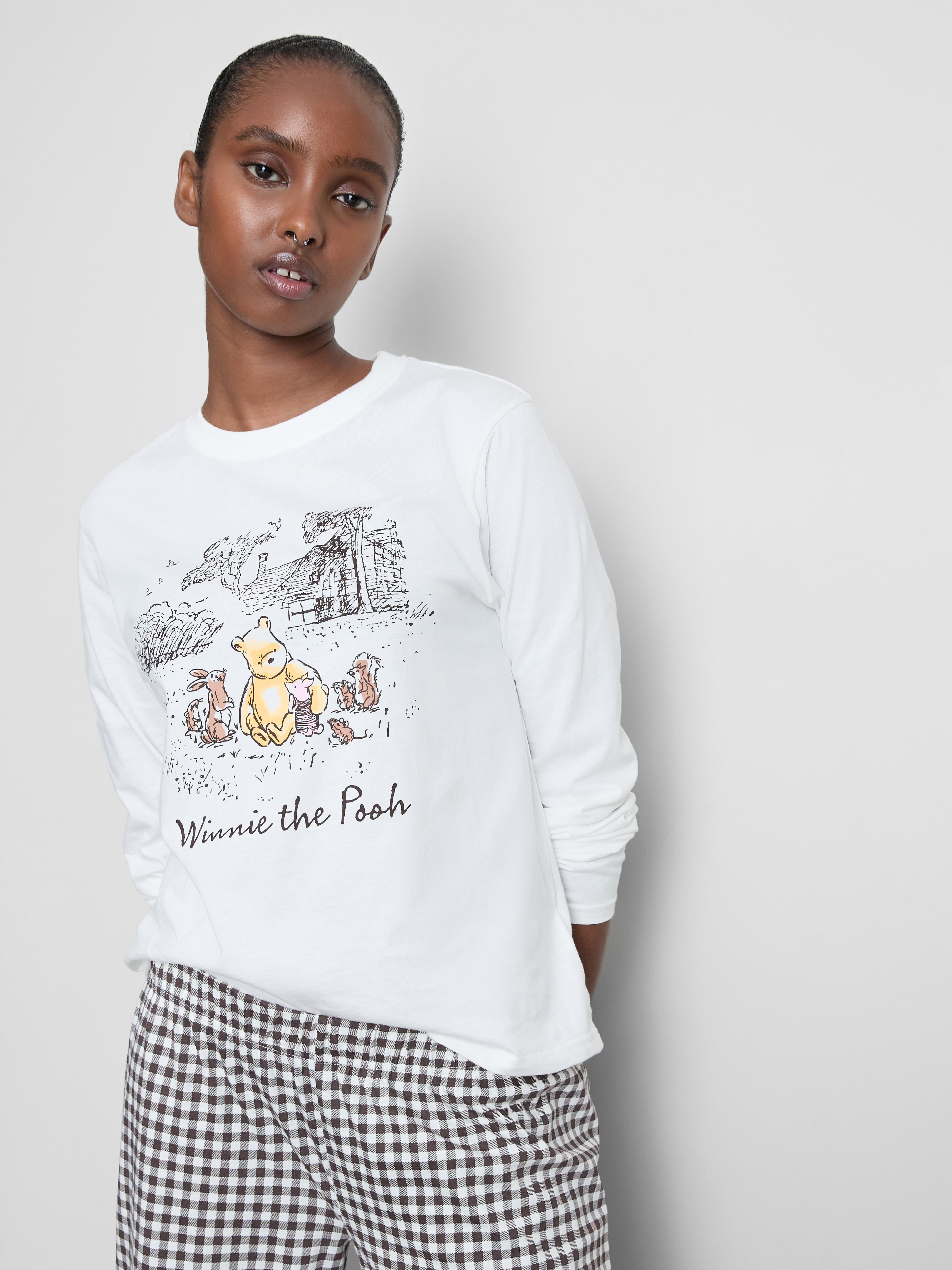 Women's Cream Disney’s Winnie The Pooh Cotton Pajamas