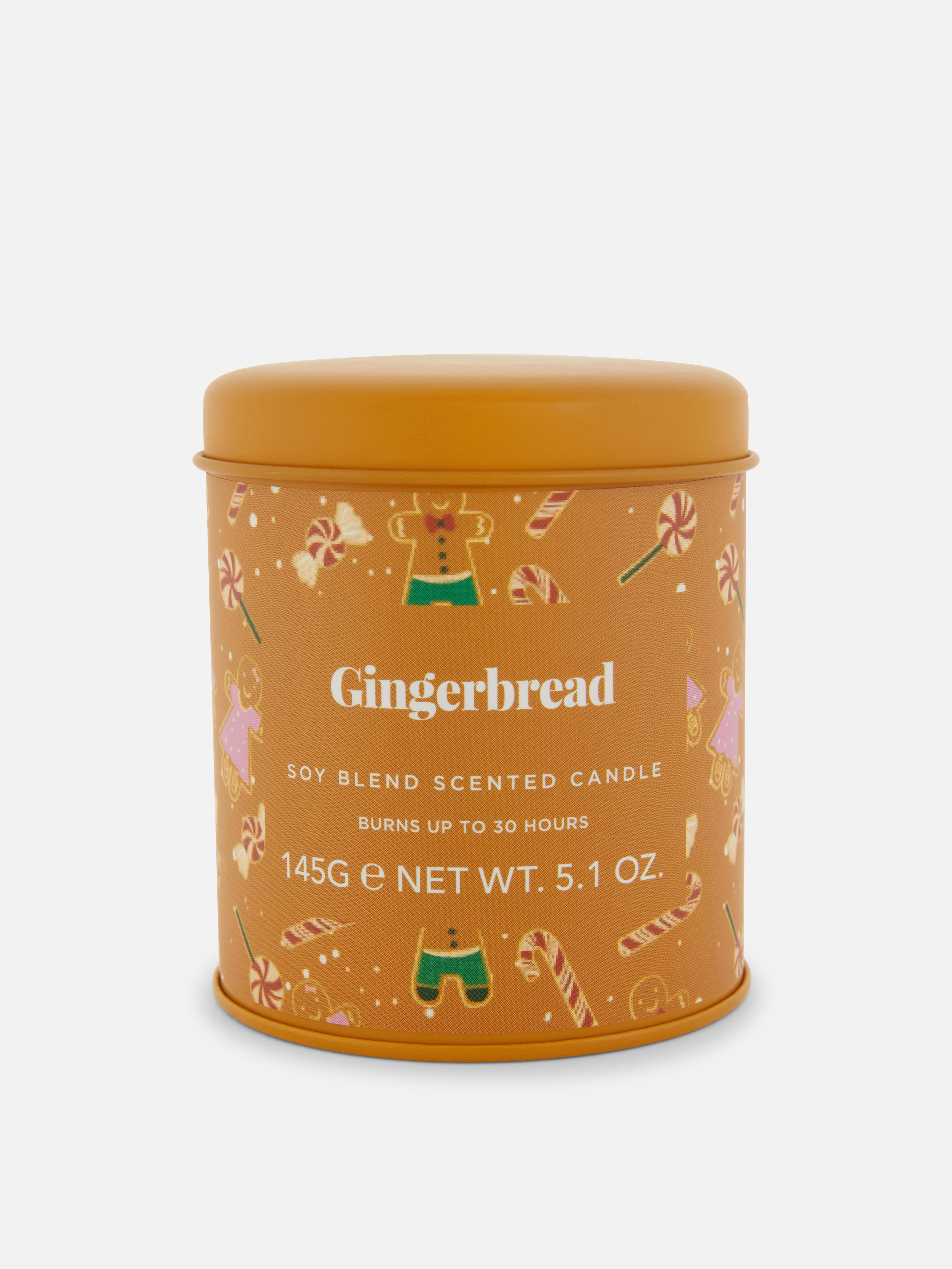 Bougie parfumée dans une boîte à couvercle