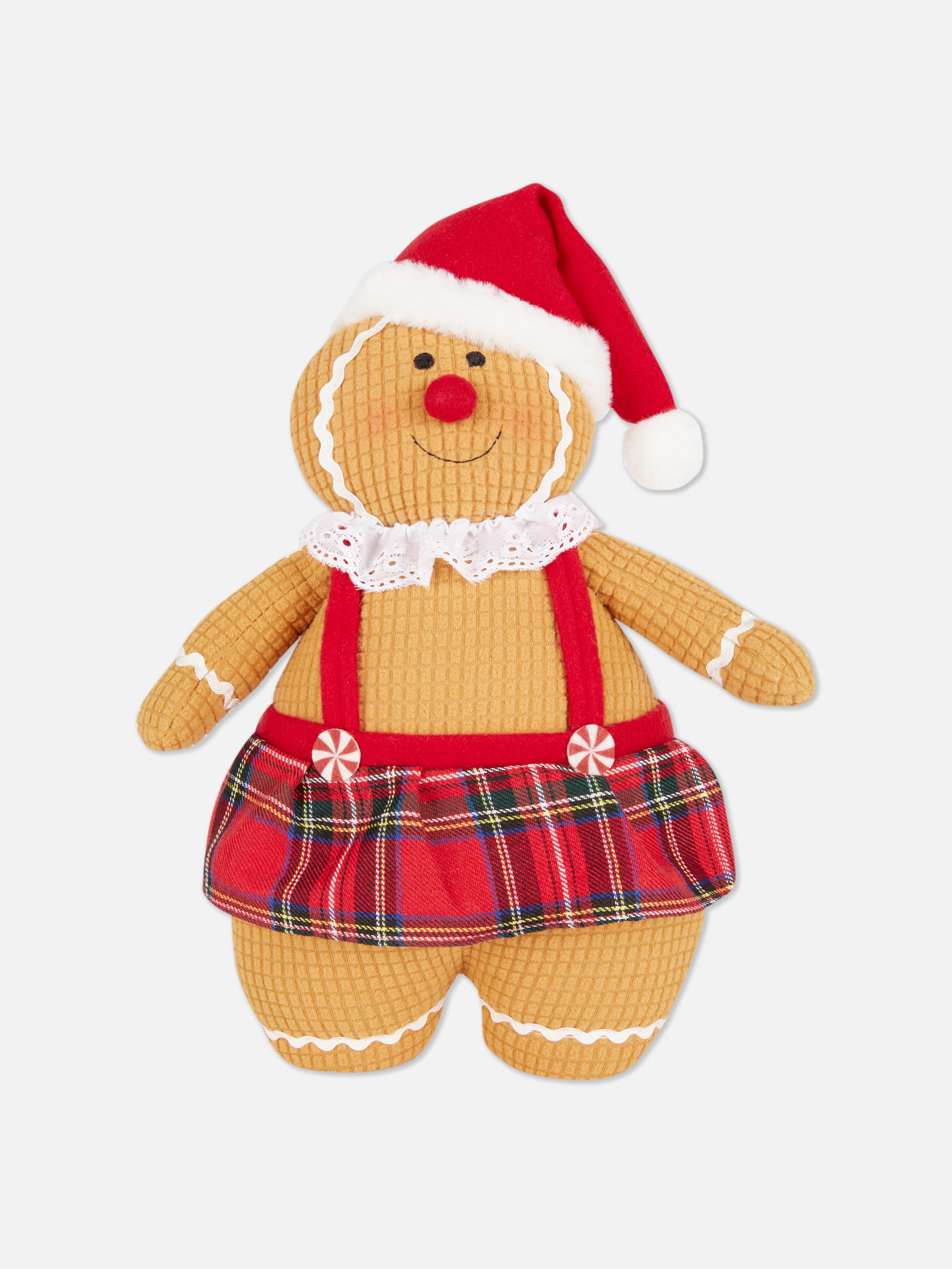 Gingerbread Man Plush Dark Orange